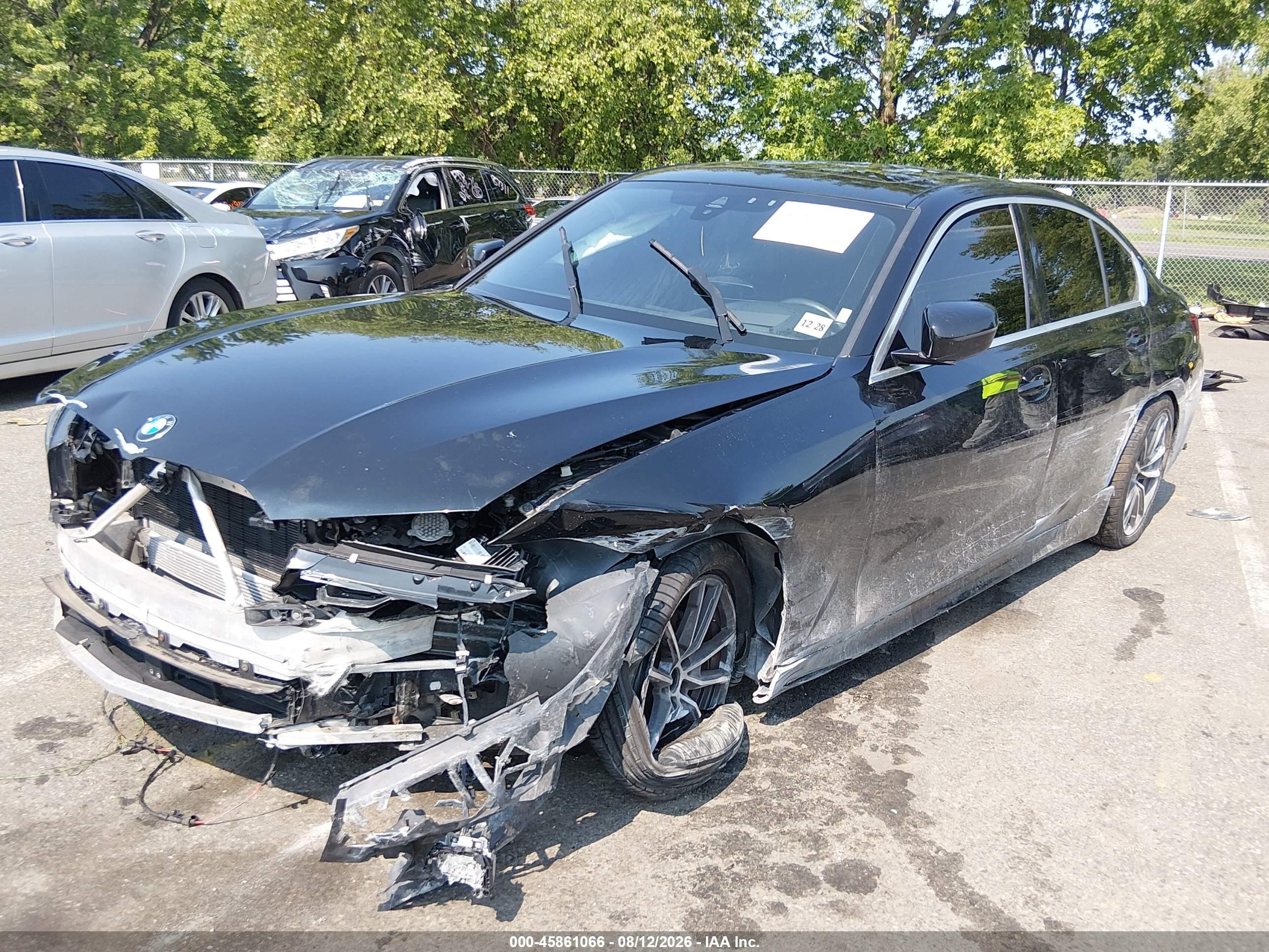 2019 Bmw 330i Xdrive Black vin: WBA5R7C54KAJ82601