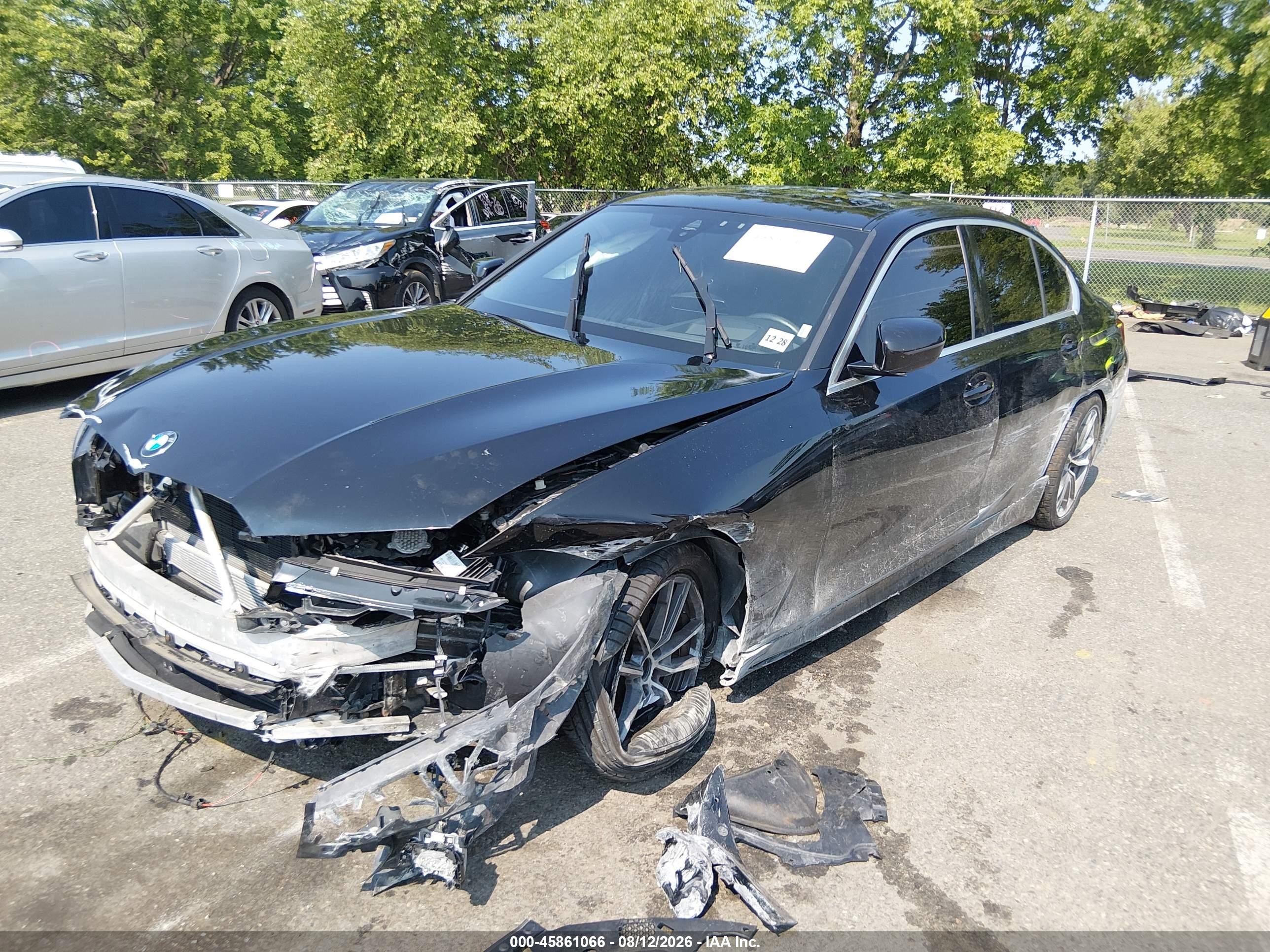 2019 Bmw 330i Xdrive Black vin: WBA5R7C54KAJ82601