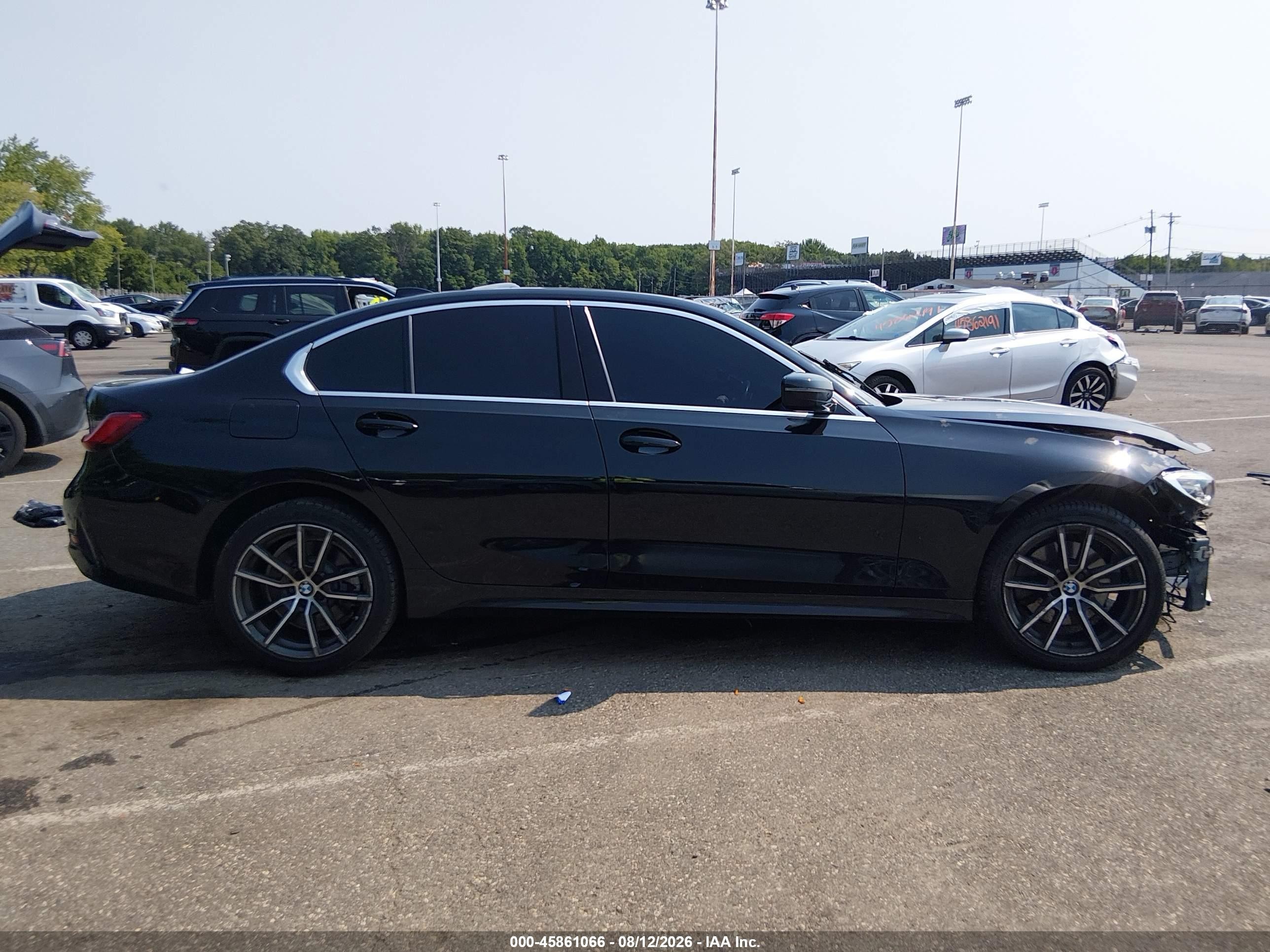 2019 Bmw 330i Xdrive Black vin: WBA5R7C54KAJ82601