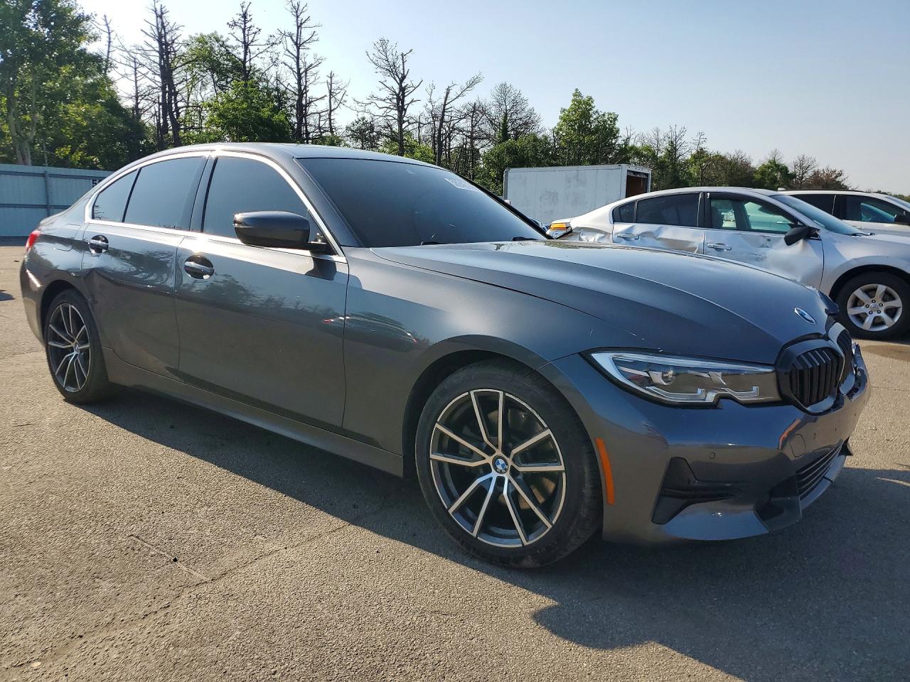 2019 Bmw 330xi Charcoal vin: WBA5R7C56KAJ80509
