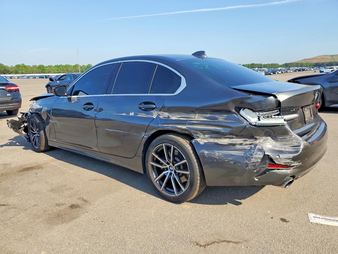 2019 Bmw 330xi Charcoal vin: WBA5R7C56KAJ80509