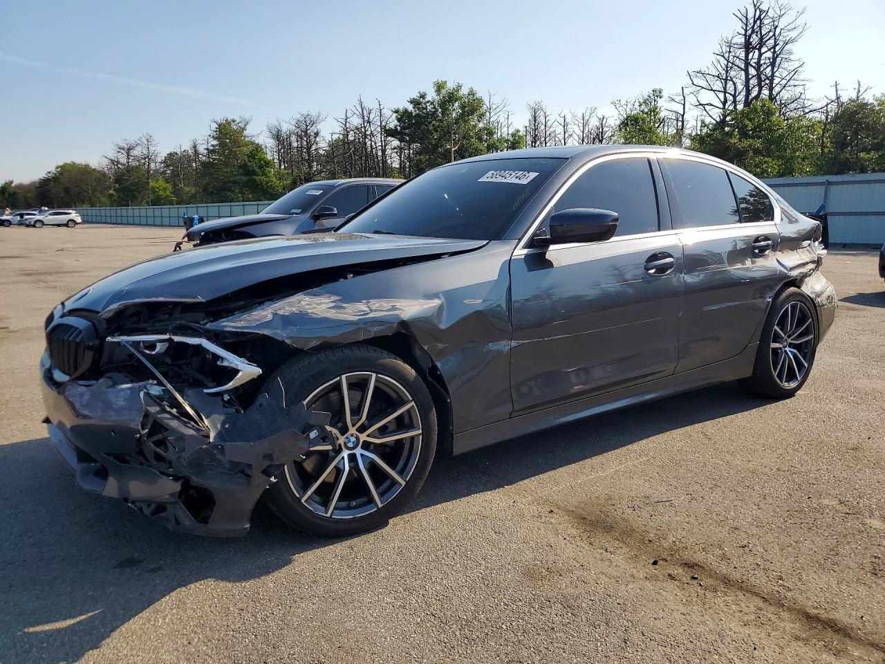 2019 Bmw 330xi Charcoal vin: WBA5R7C56KAJ80509