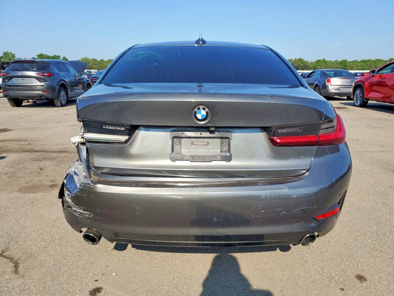 2019 Bmw 330xi Charcoal vin: WBA5R7C56KAJ80509