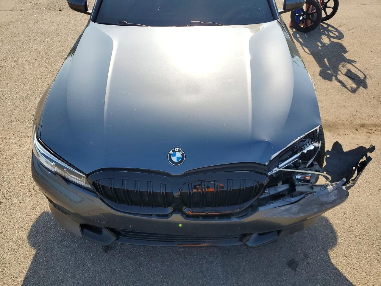 2019 Bmw 330xi Charcoal vin: WBA5R7C56KAJ80509