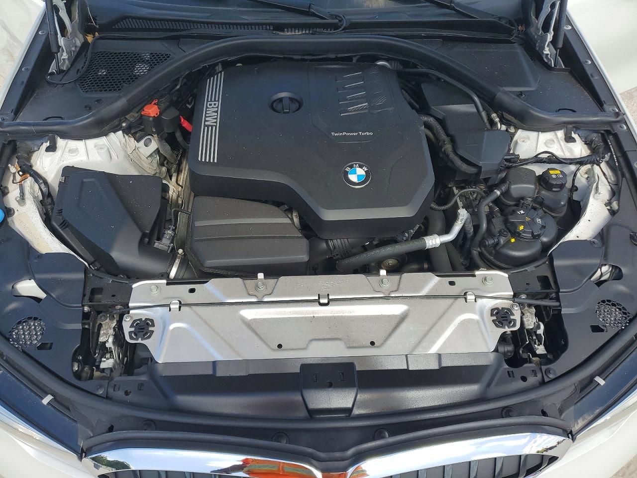 2019 Bmw 330xi White vin: WBA5R7C56KFH30622