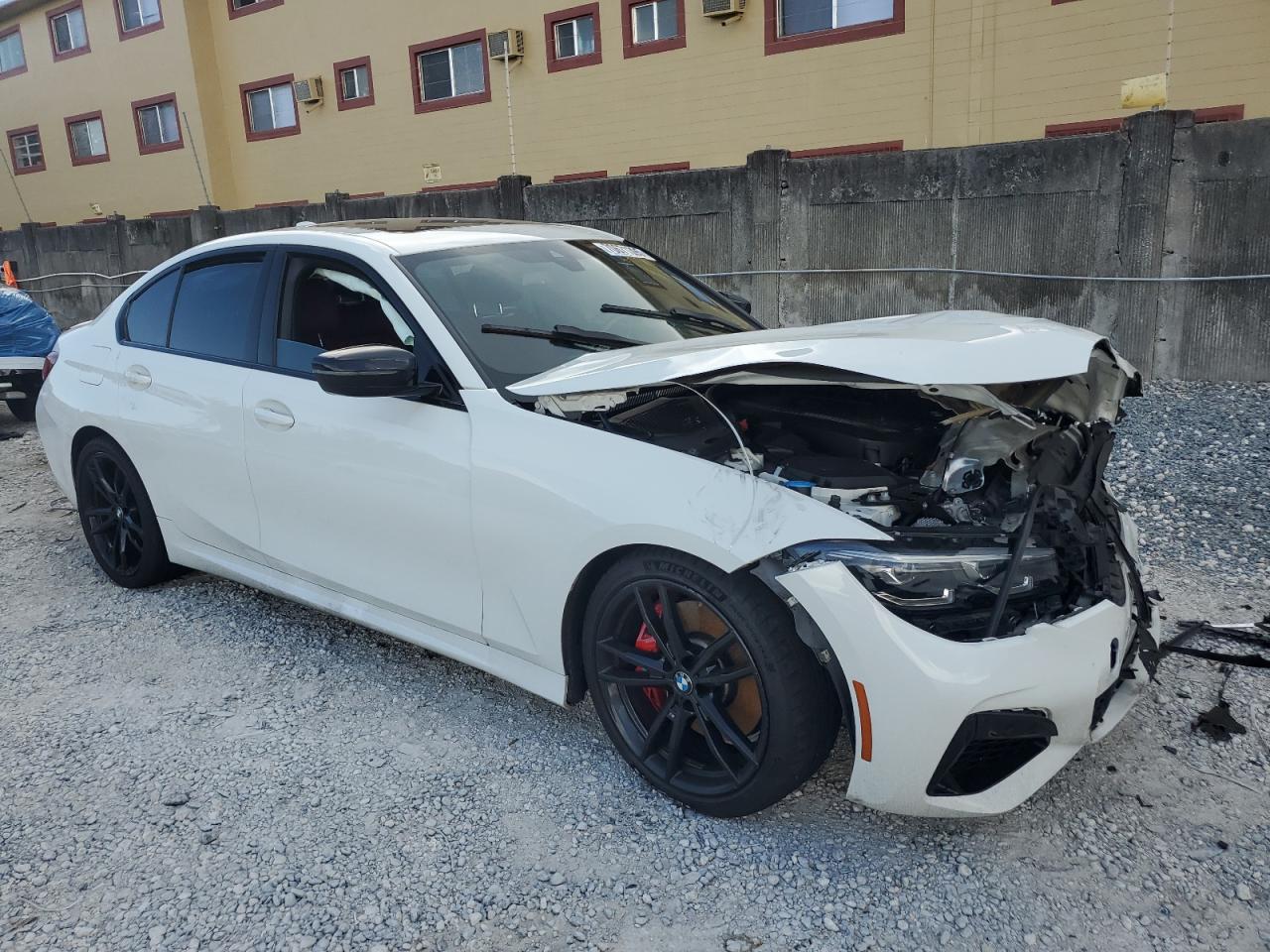 2022 Bmw M340i White vin: WBA5U7C03NFL69578