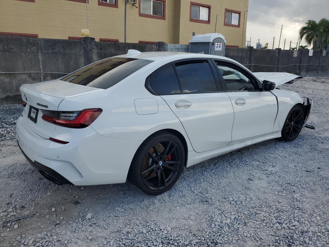 2022 Bmw M340i White vin: WBA5U7C03NFL69578