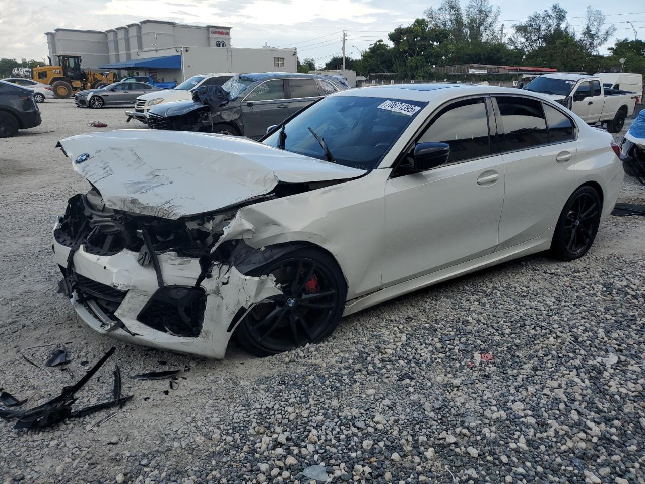 2022 Bmw M340i White vin: WBA5U7C03NFL69578