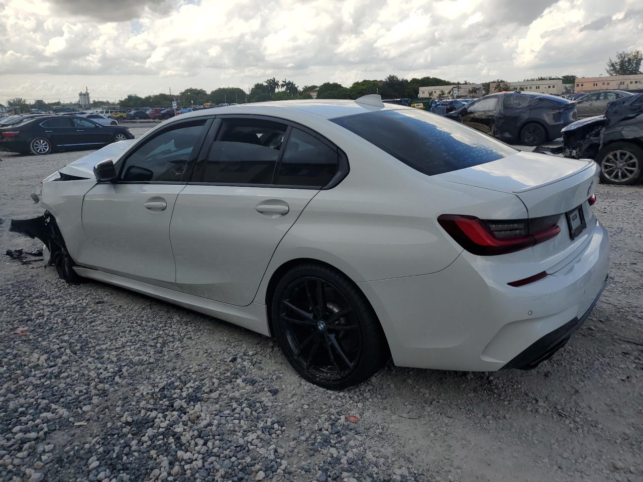2022 Bmw M340i White vin: WBA5U7C03NFL69578