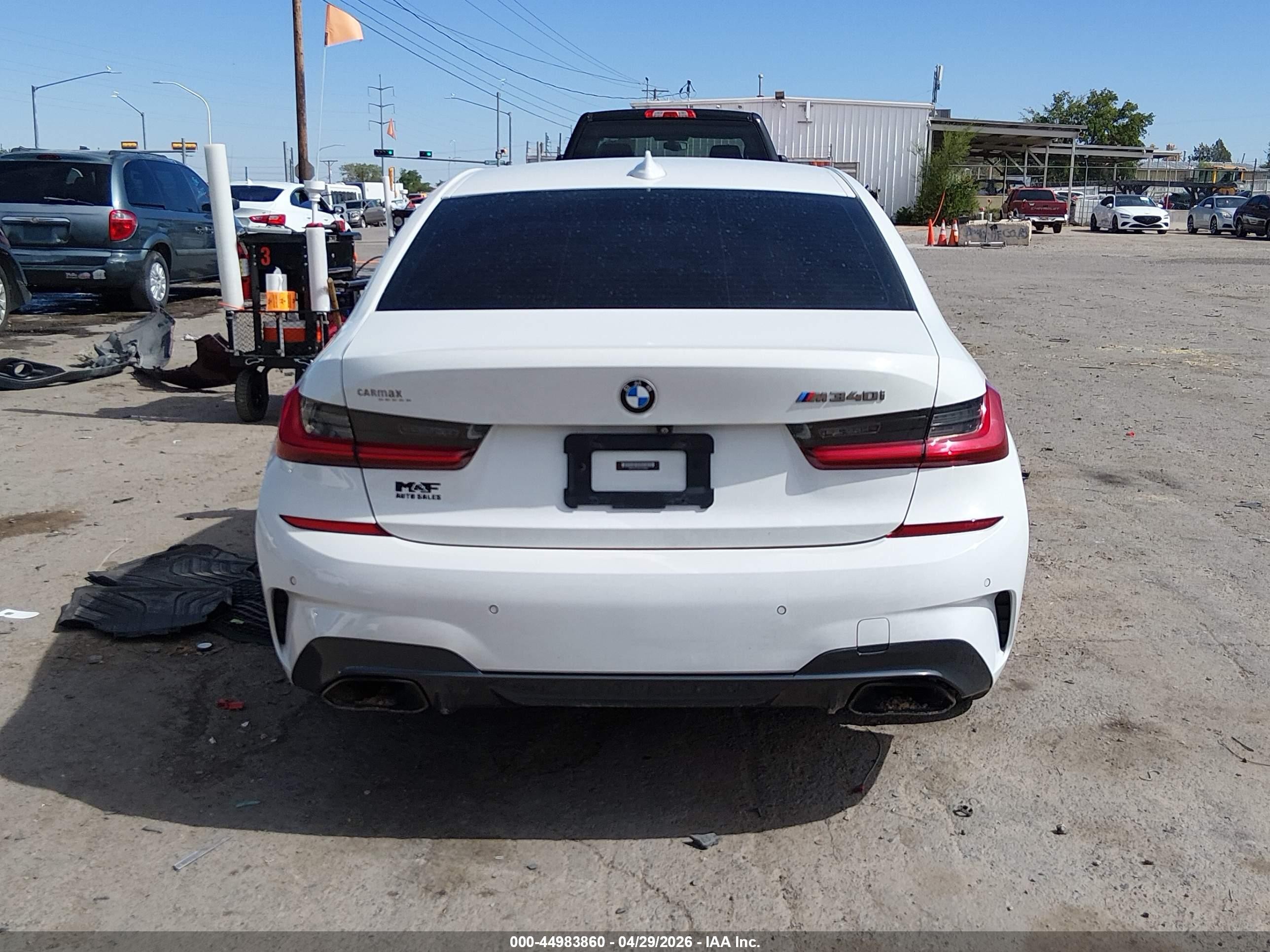 2020 Bmw M340i   White vin: WBA5U7C06LFH32360