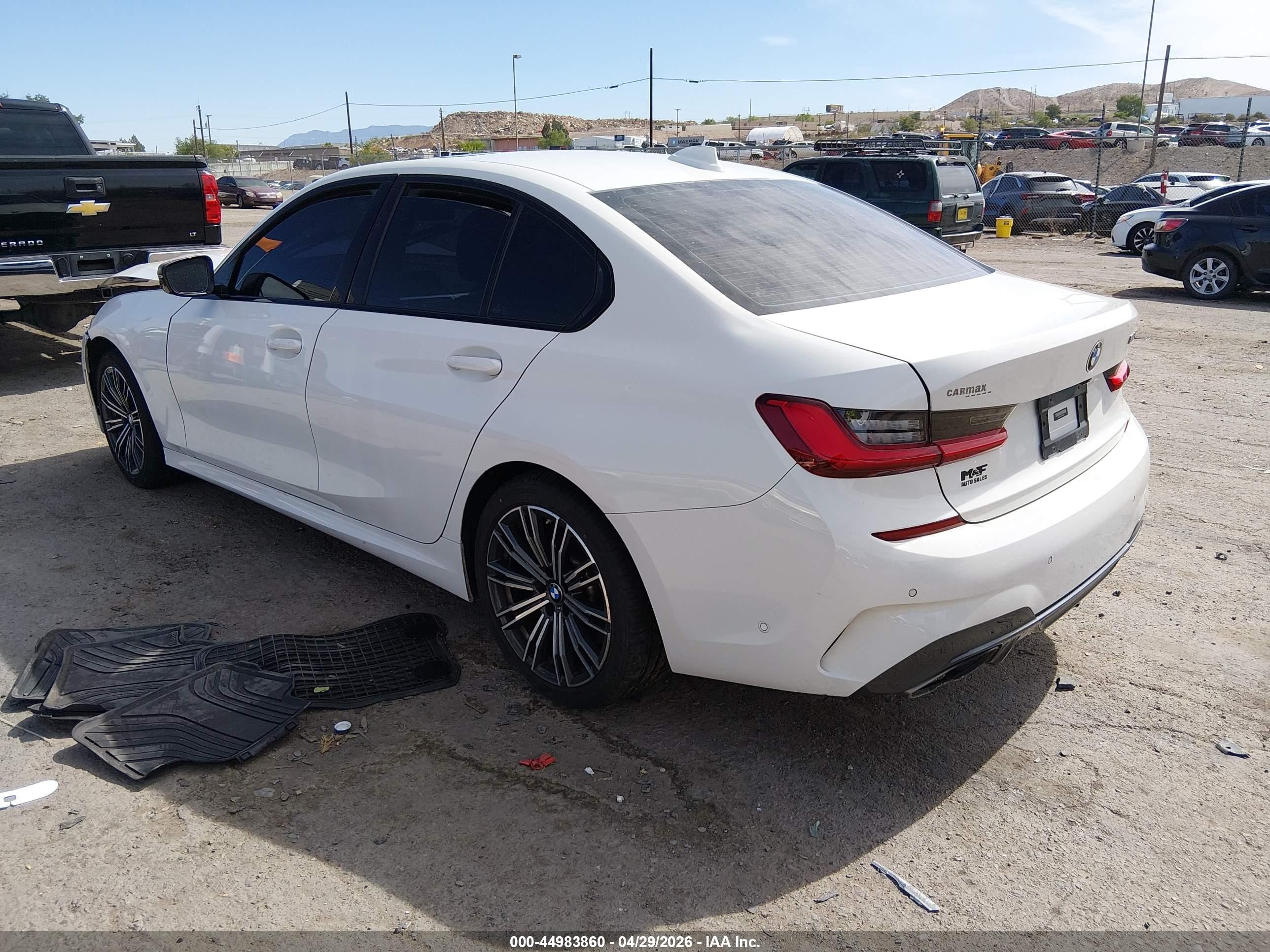 2020 Bmw M340i   White vin: WBA5U7C06LFH32360