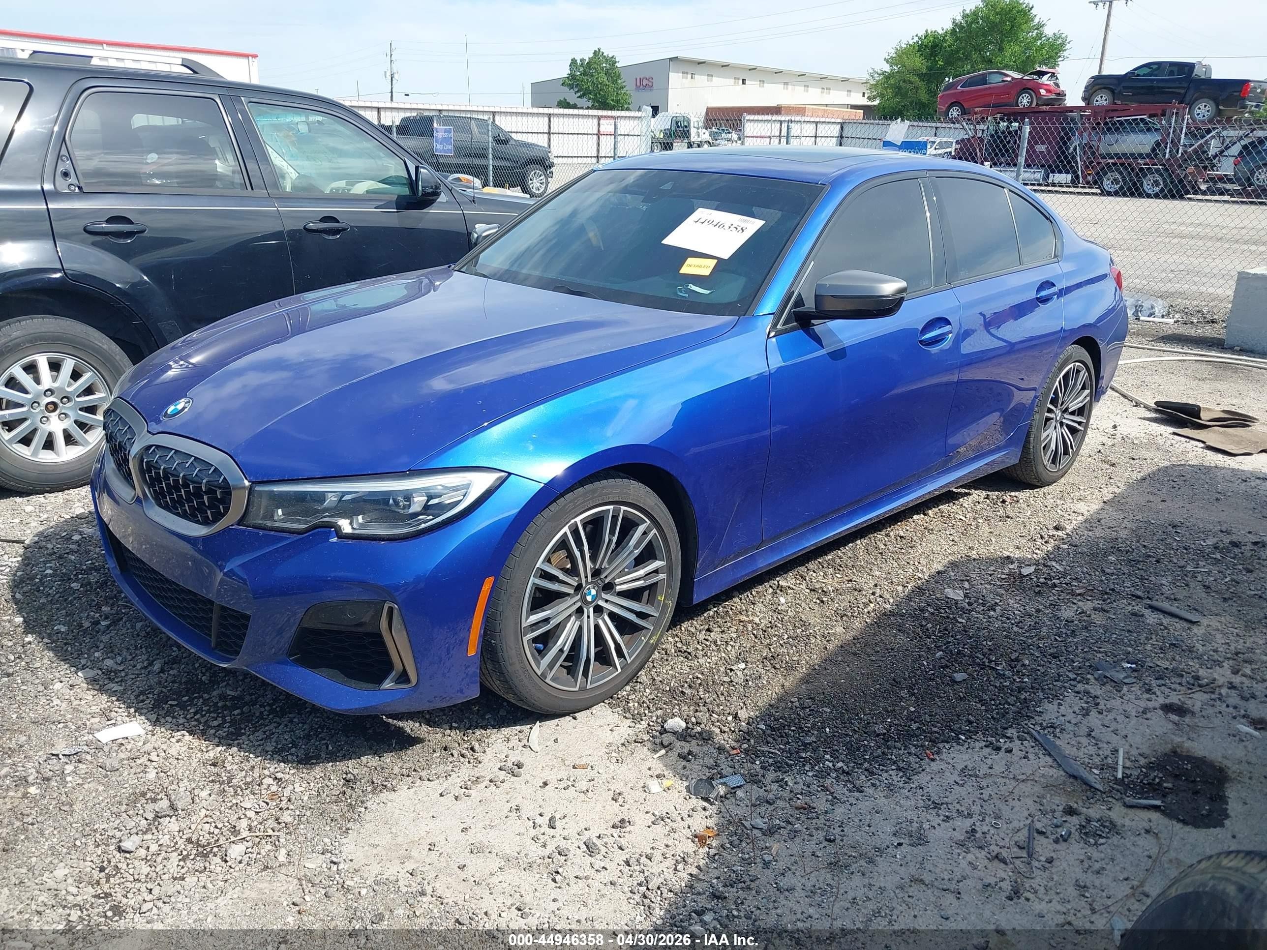 2020 Bmw M340i M340i Xdrive Blue vin: WBA5U9C05LFH58718