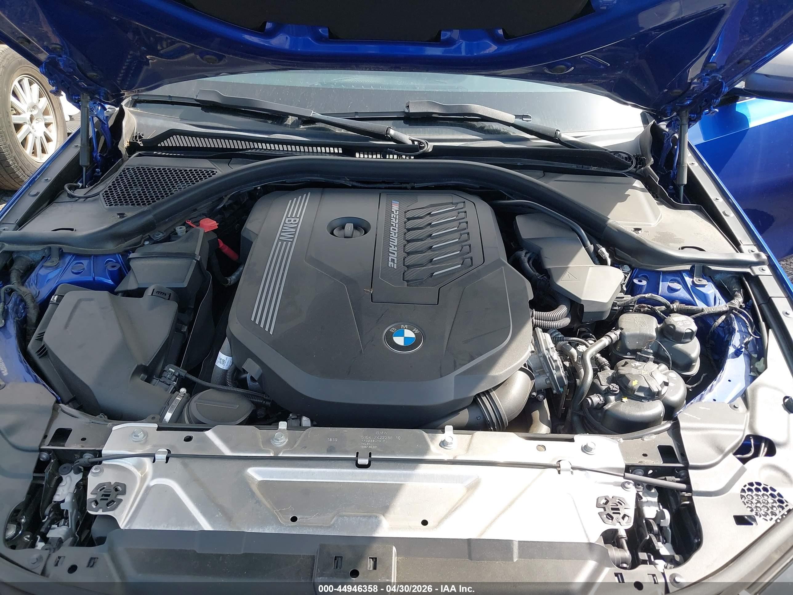 2020 Bmw M340i M340i Xdrive Blue vin: WBA5U9C05LFH58718
