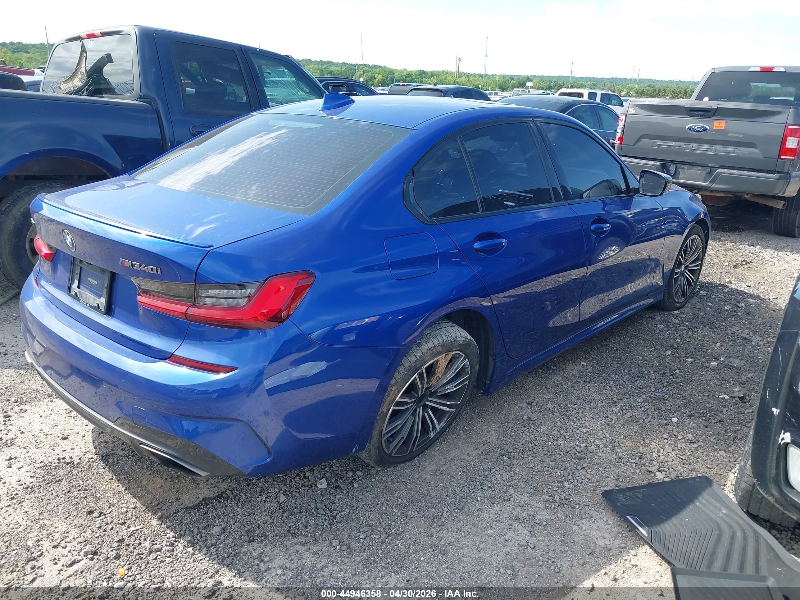 2020 Bmw M340i M340i Xdrive Blue vin: WBA5U9C05LFH58718