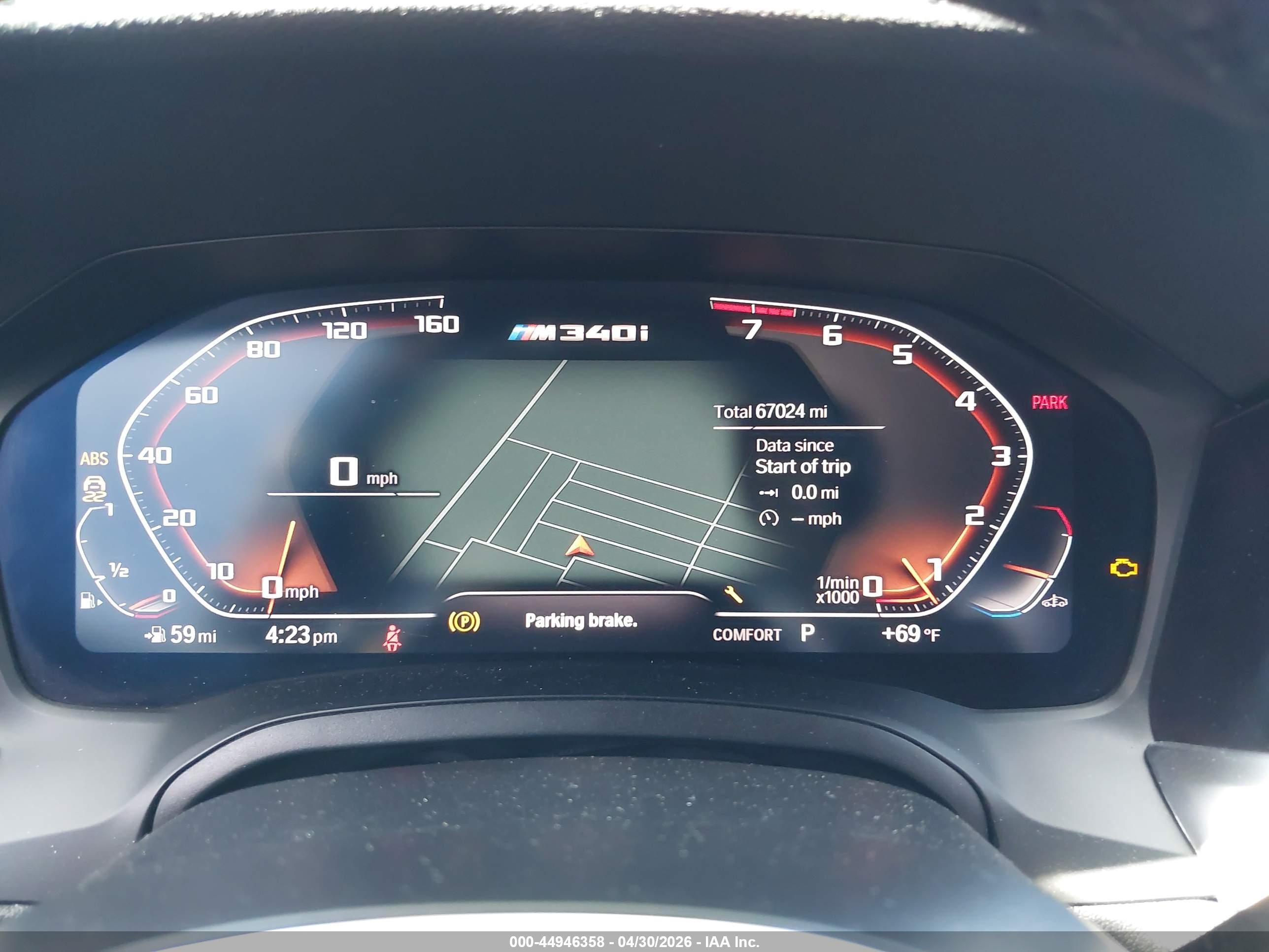 2020 Bmw M340i M340i Xdrive Blue vin: WBA5U9C05LFH58718