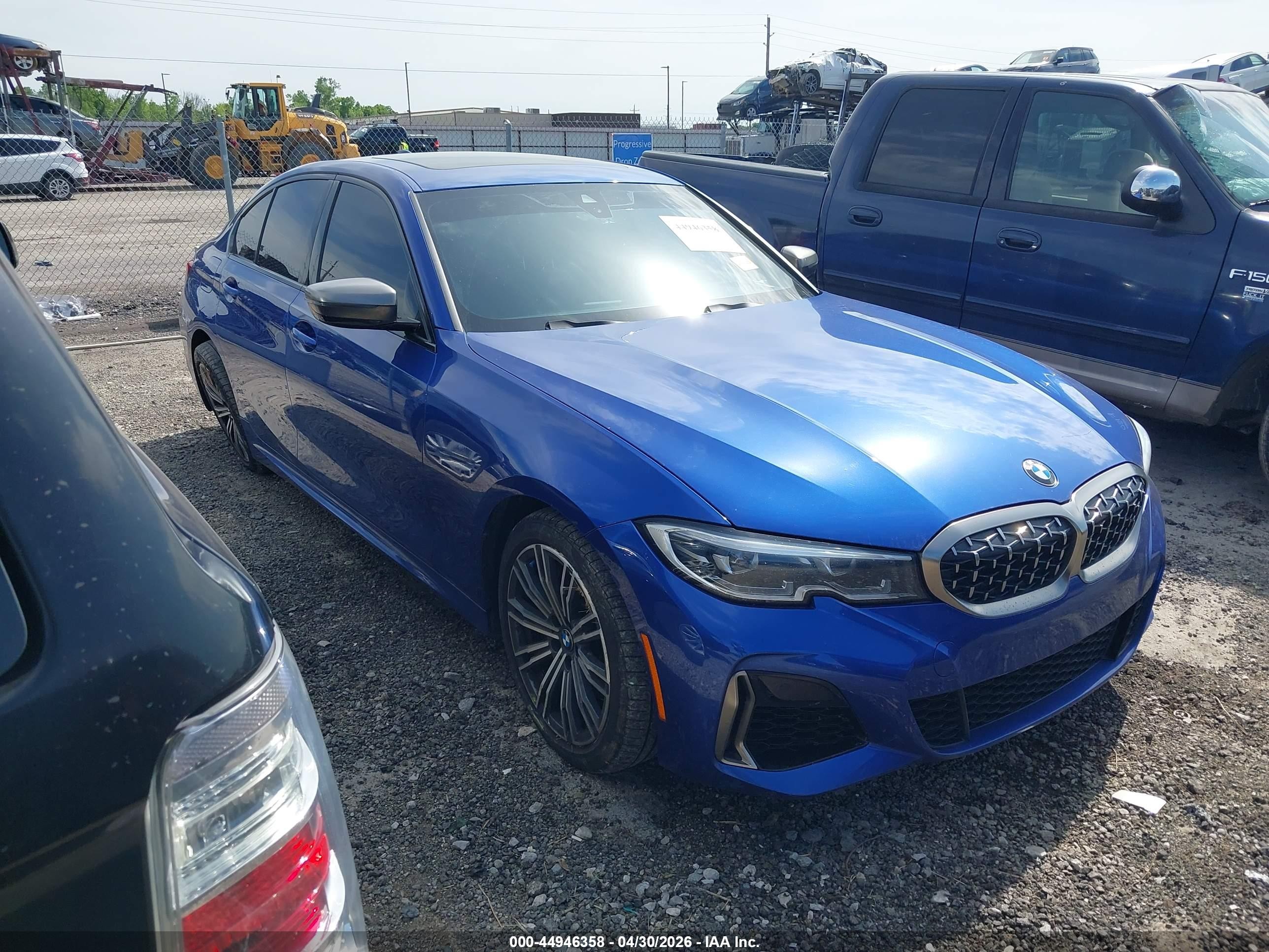 2020 Bmw M340i M340i Xdrive Blue vin: WBA5U9C05LFH58718