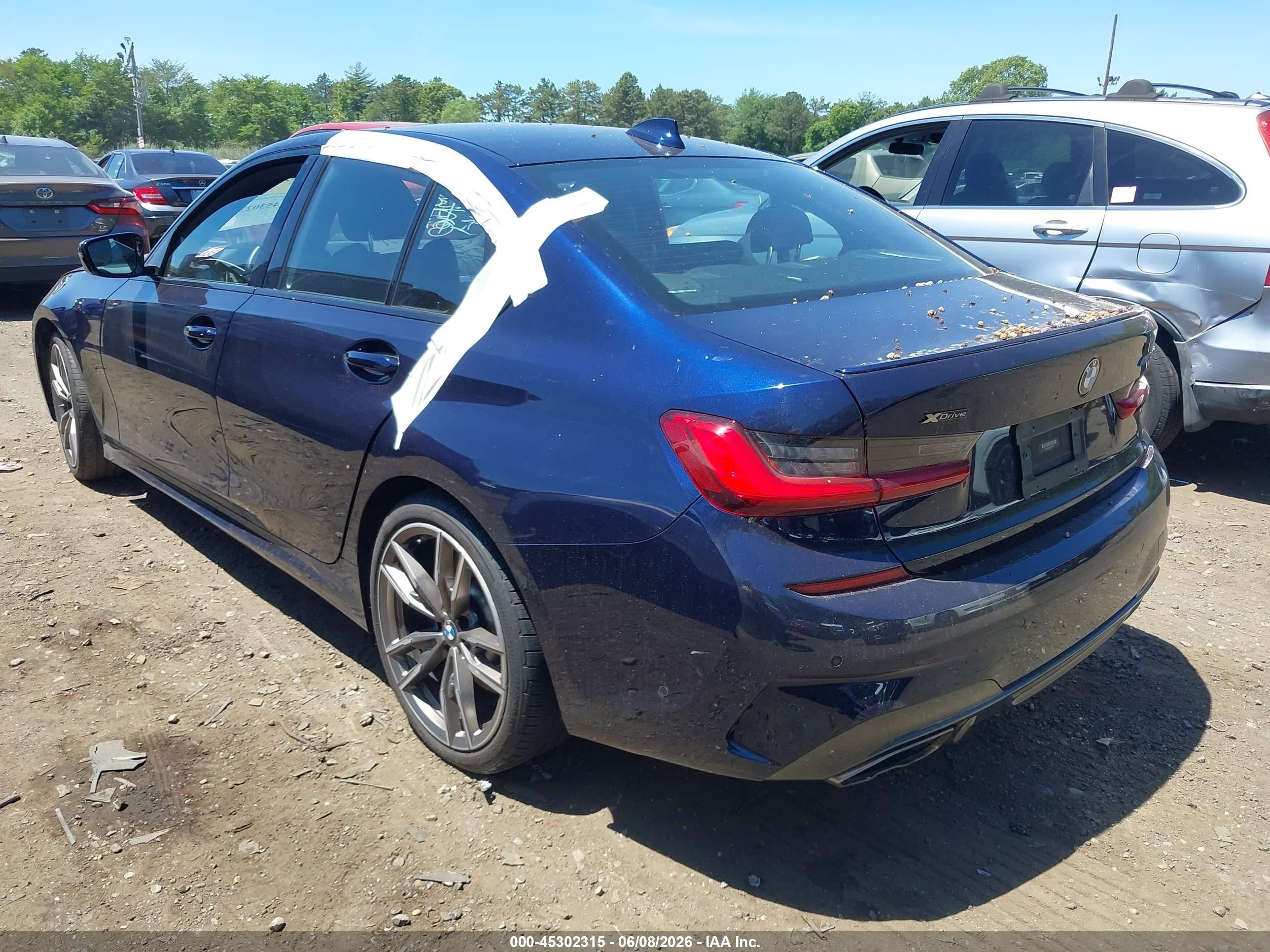 2020 Bmw M340i M340i Xdrive Blue vin: WBA5U9C06LFH35481