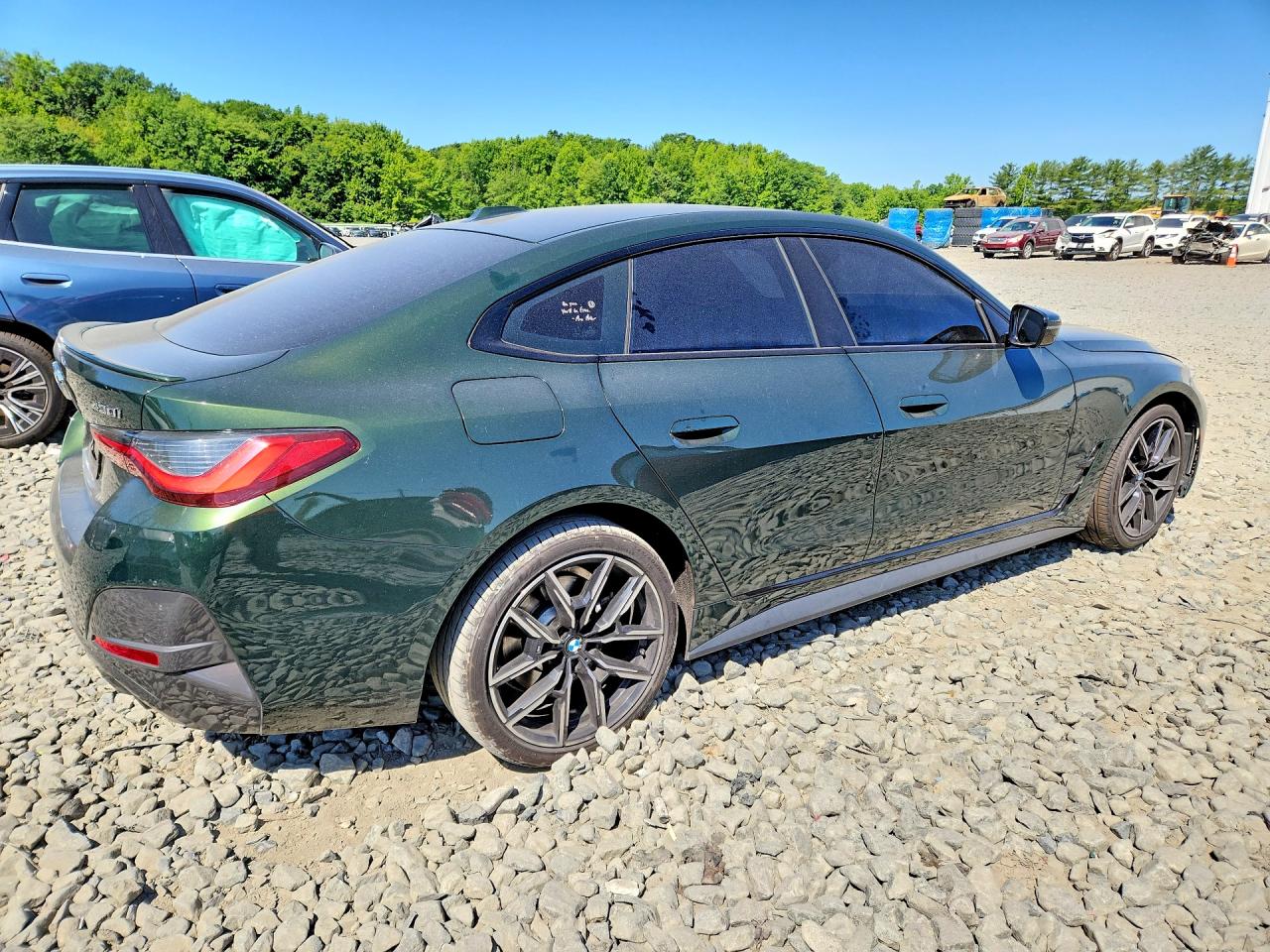 2022 Bmw 430i Gran Coupe Green vin: WBA63AV04NFM77922