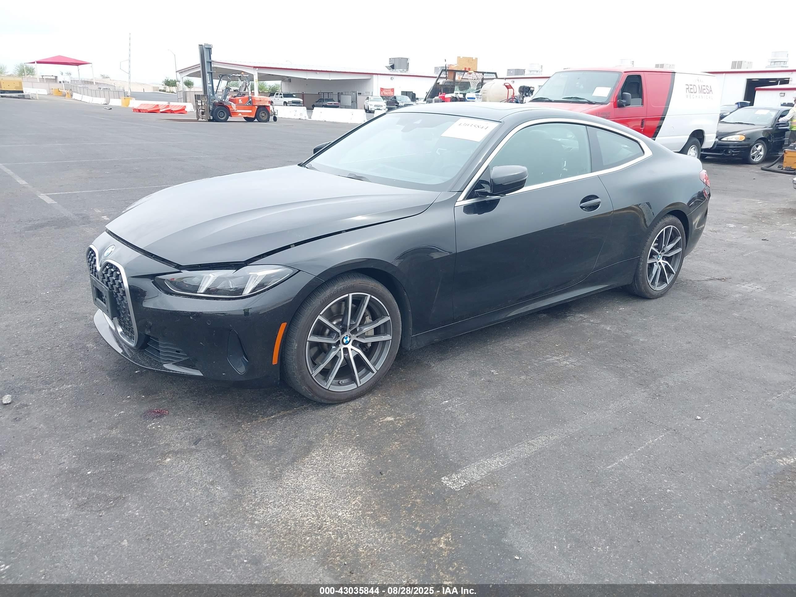 2025 Bmw 4 Series 430i Xdrive Black vin: WBA63DA04SCS87073