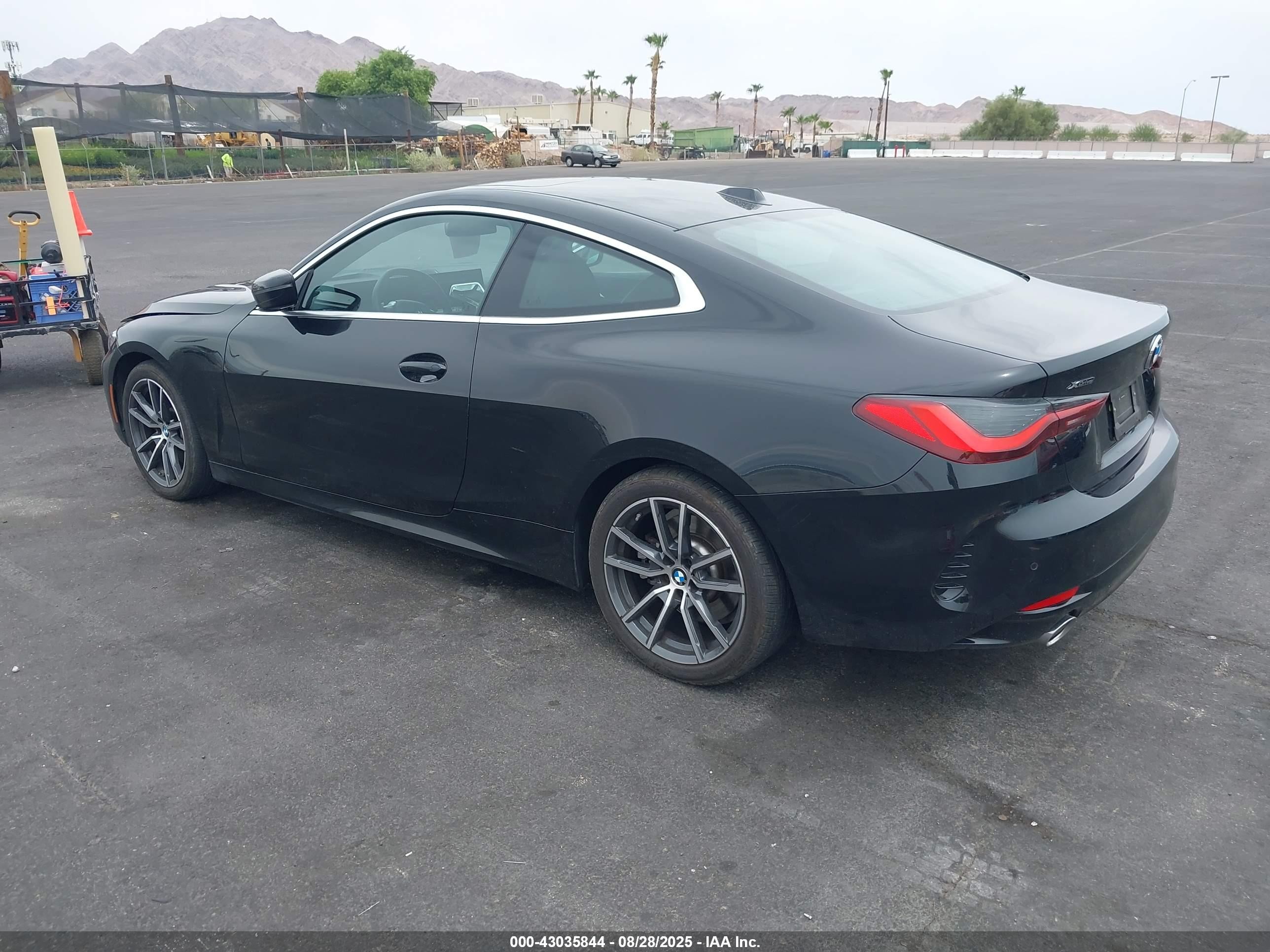 2025 Bmw 4 Series 430i Xdrive Black vin: WBA63DA04SCS87073