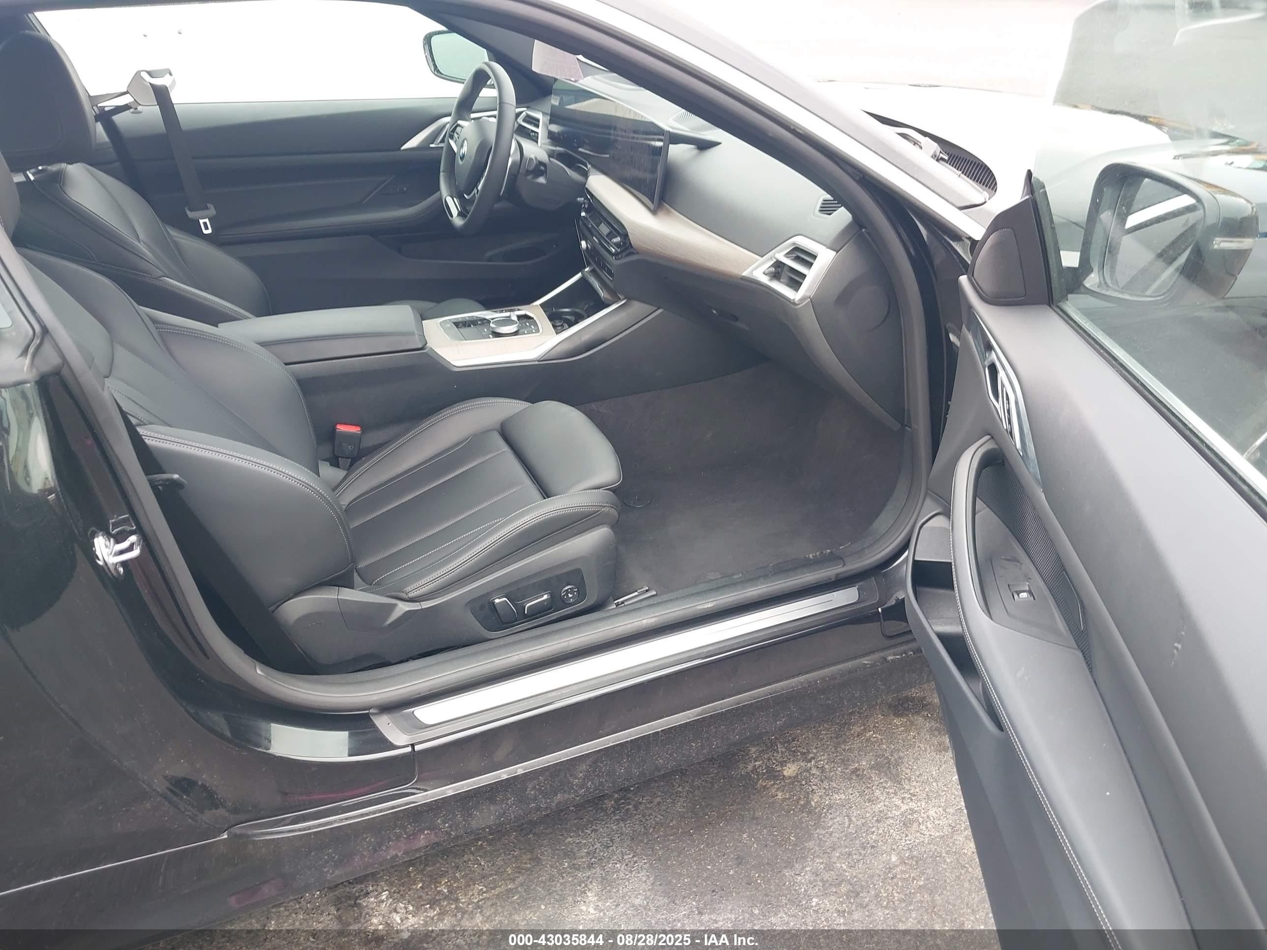 2025 Bmw 4 Series 430i Xdrive Black vin: WBA63DA04SCS87073
