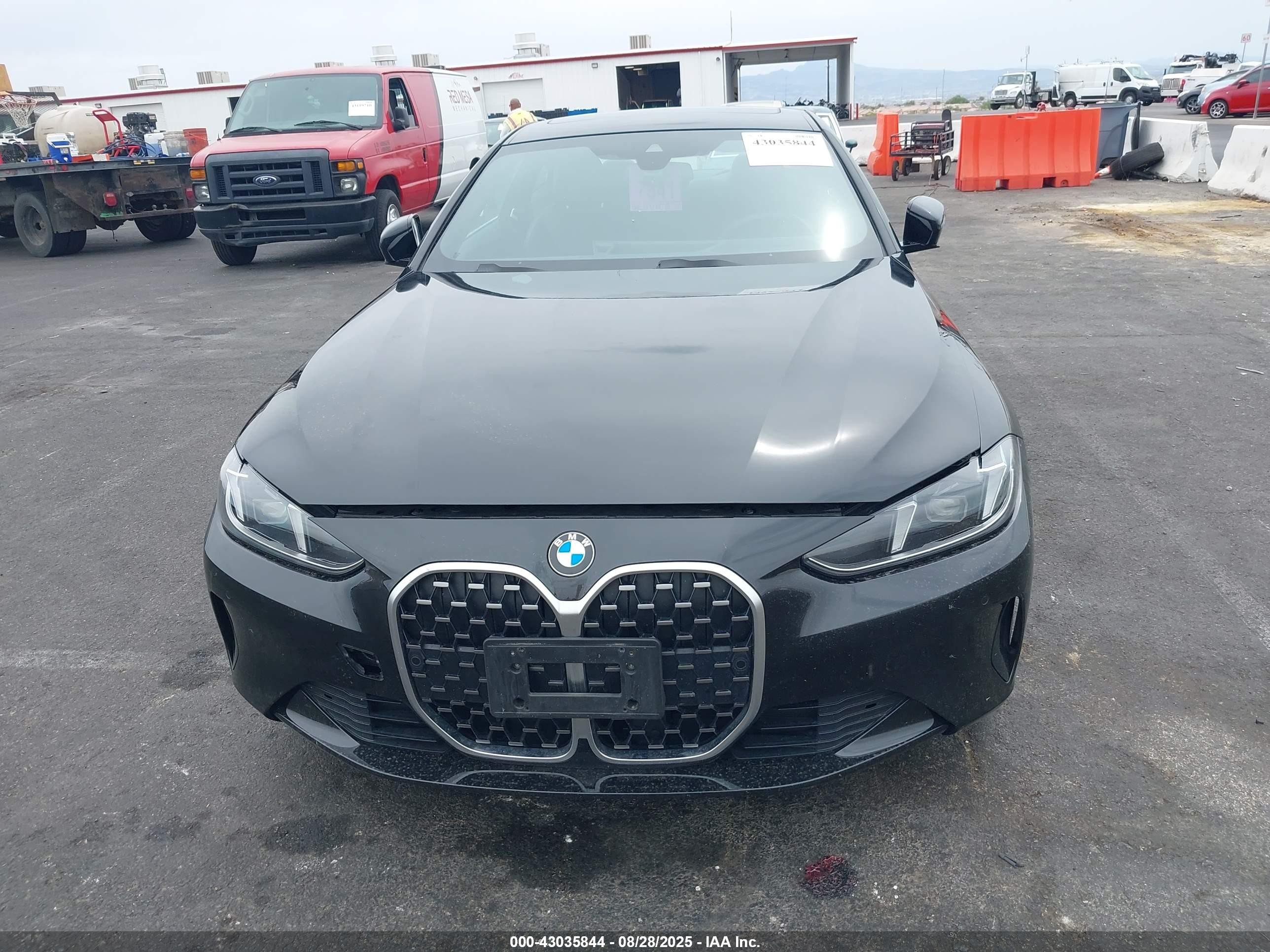 2025 Bmw 4 Series 430i Xdrive Black vin: WBA63DA04SCS87073