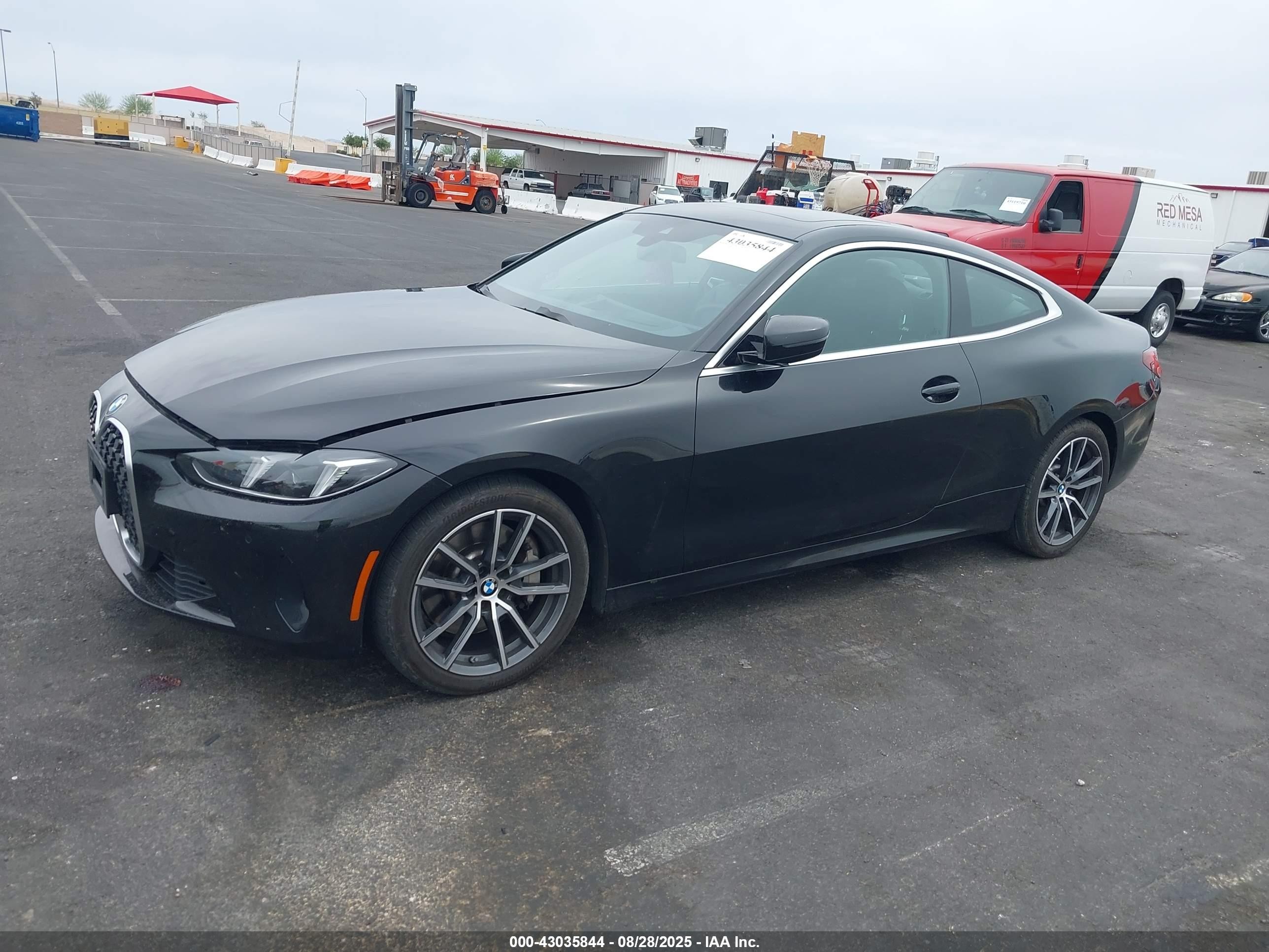 2025 Bmw 4 Series 430i Xdrive Black vin: WBA63DA04SCS87073