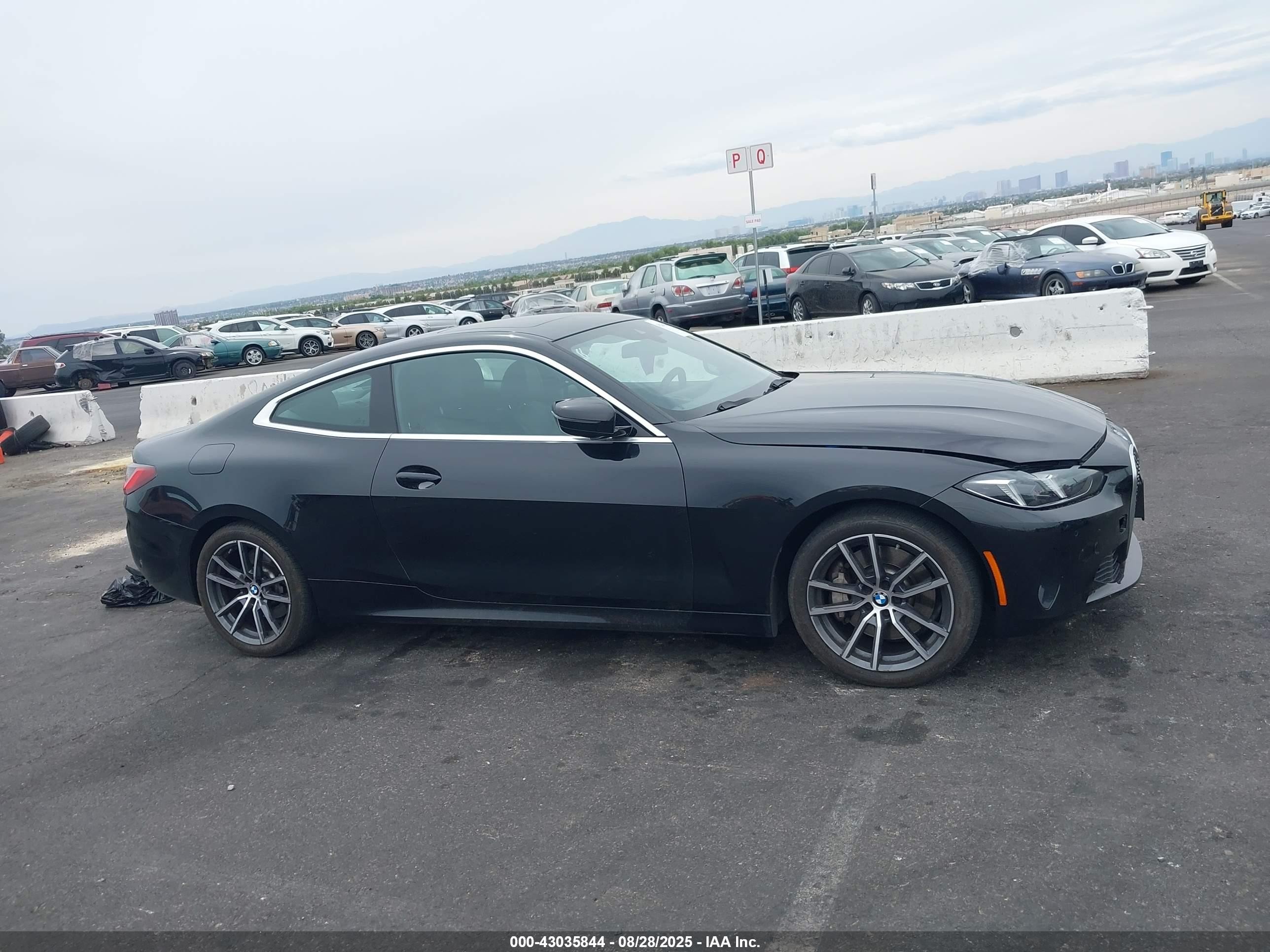 2025 Bmw 4 Series 430i Xdrive Black vin: WBA63DA04SCS87073