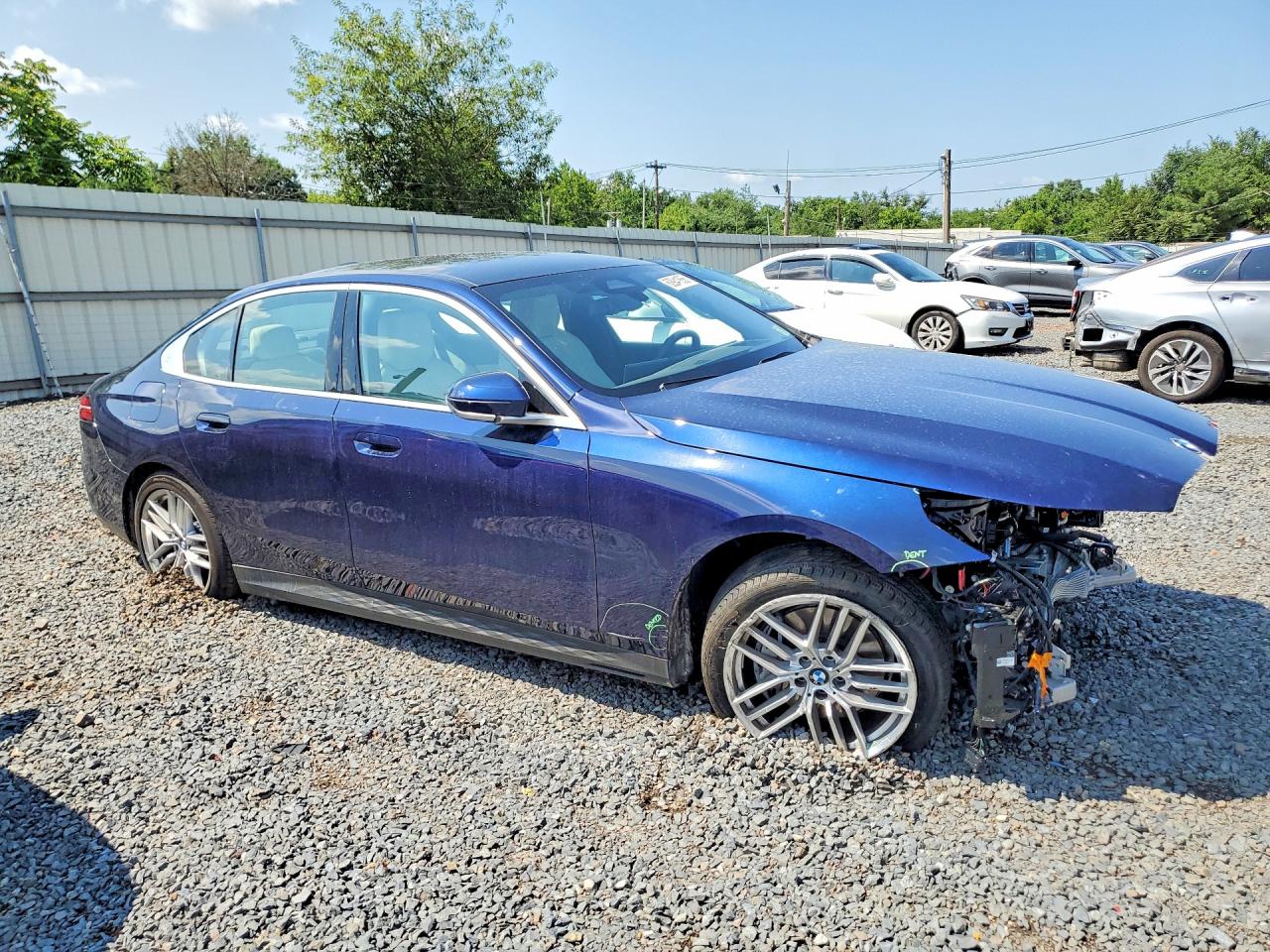 2024 Bmw 540 Xi Blue vin: WBA63FJ09RCS07269