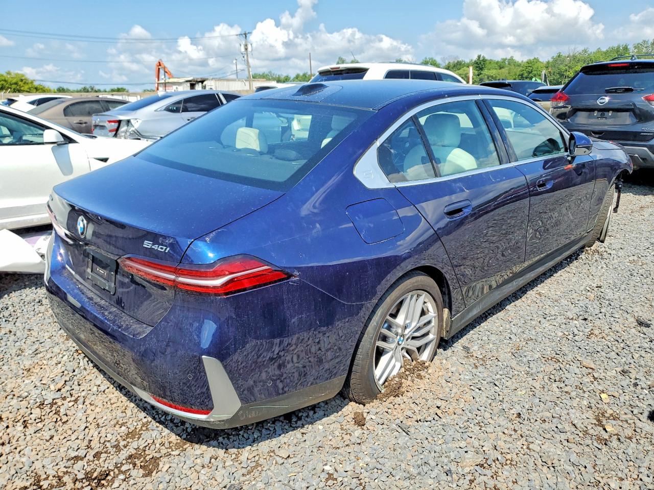 2024 Bmw 540 Xi Blue vin: WBA63FJ09RCS07269