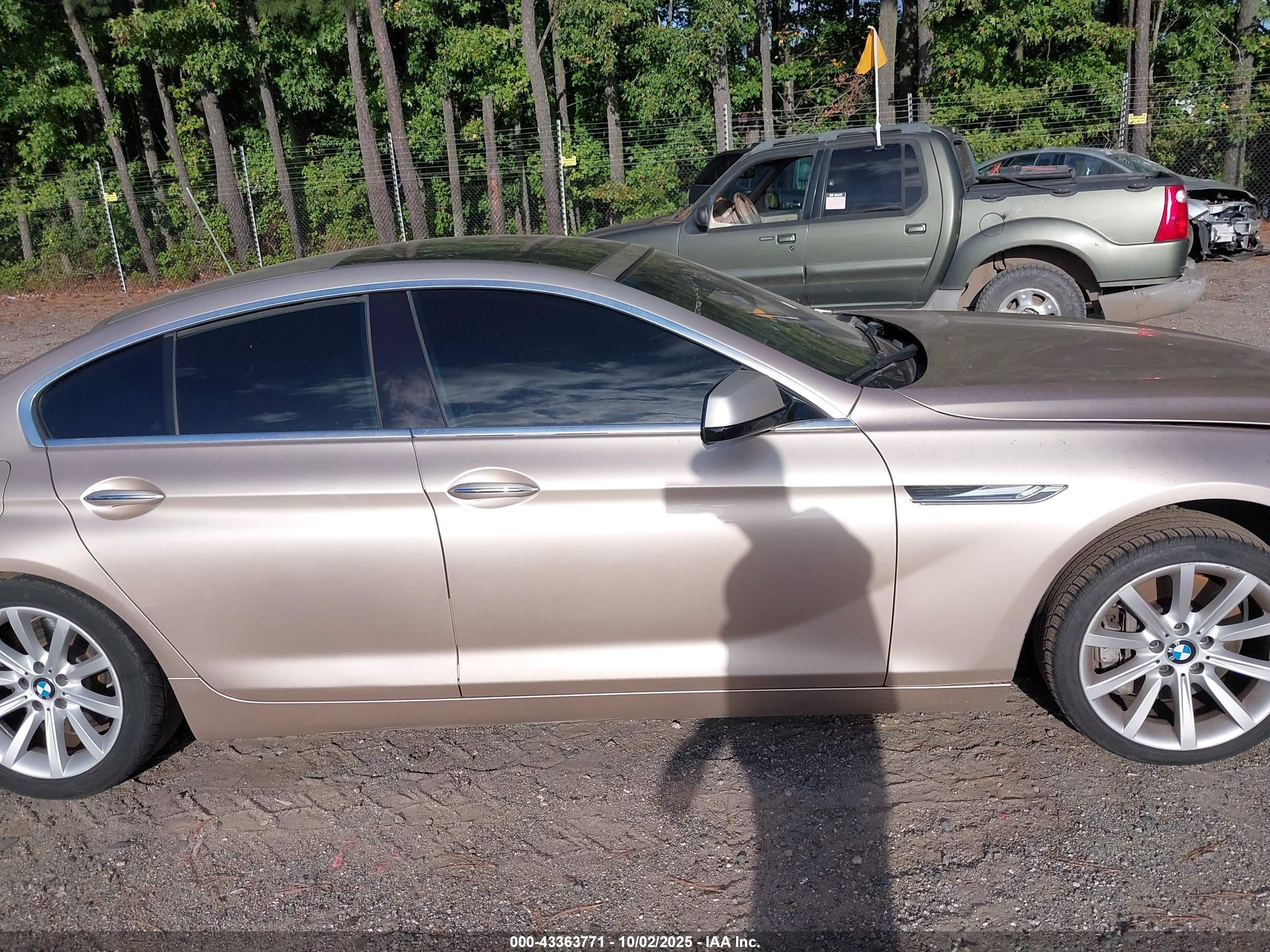 2013 Bmw 640i Gran Coupe   Gold vin: WBA6A0C50DDZ04120
