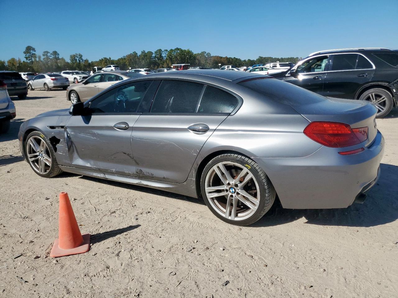 2015 Bmw 640 I Gran Coupe Gray vin: WBA6A0C50FD317998