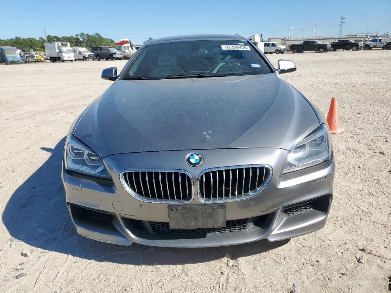 2015 Bmw 640 I Gran Coupe Gray vin: WBA6A0C50FD317998