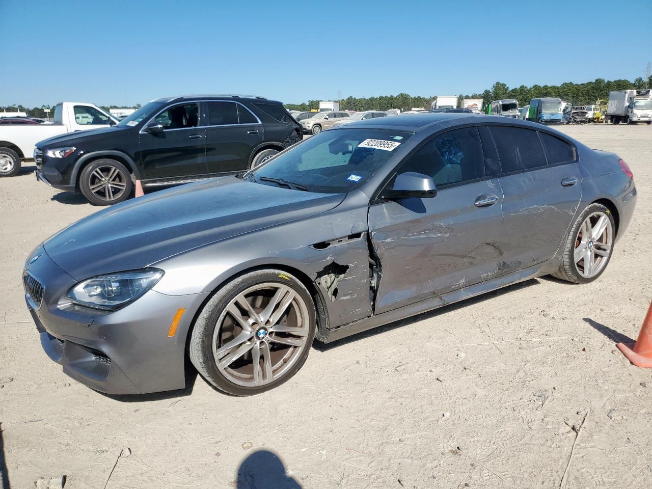 2015 Bmw 640 I Gran Coupe Gray vin: WBA6A0C50FD317998