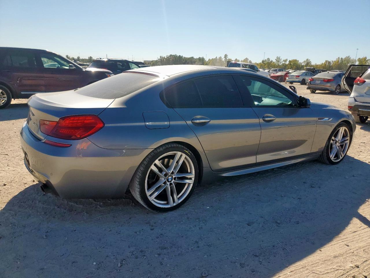 2015 Bmw 640 I Gran Coupe Gray vin: WBA6A0C50FD317998