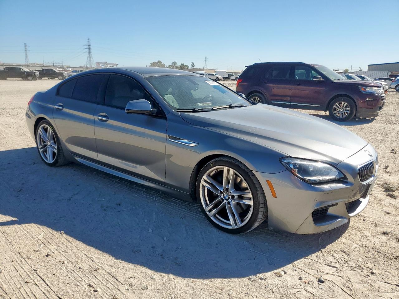 2015 Bmw 640 I Gran Coupe Gray vin: WBA6A0C50FD317998