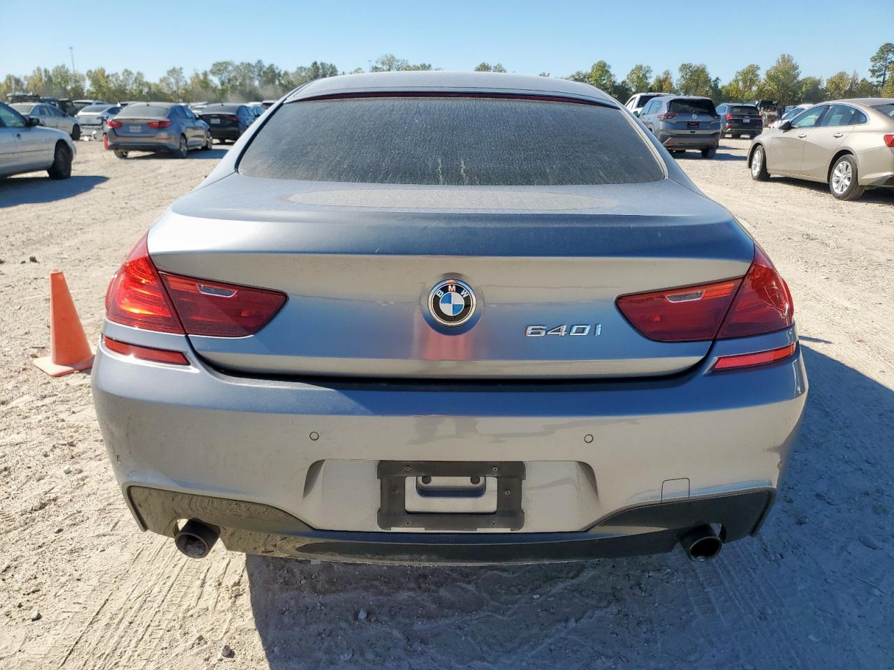2015 Bmw 640 I Gran Coupe Gray vin: WBA6A0C50FD317998