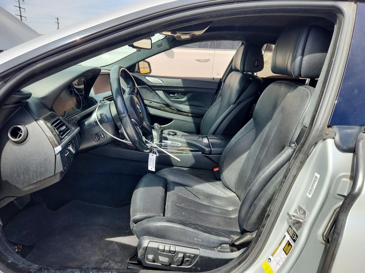 2015 Bmw 640 I Gran Coupe Silver vin: WBA6A0C50FD318262