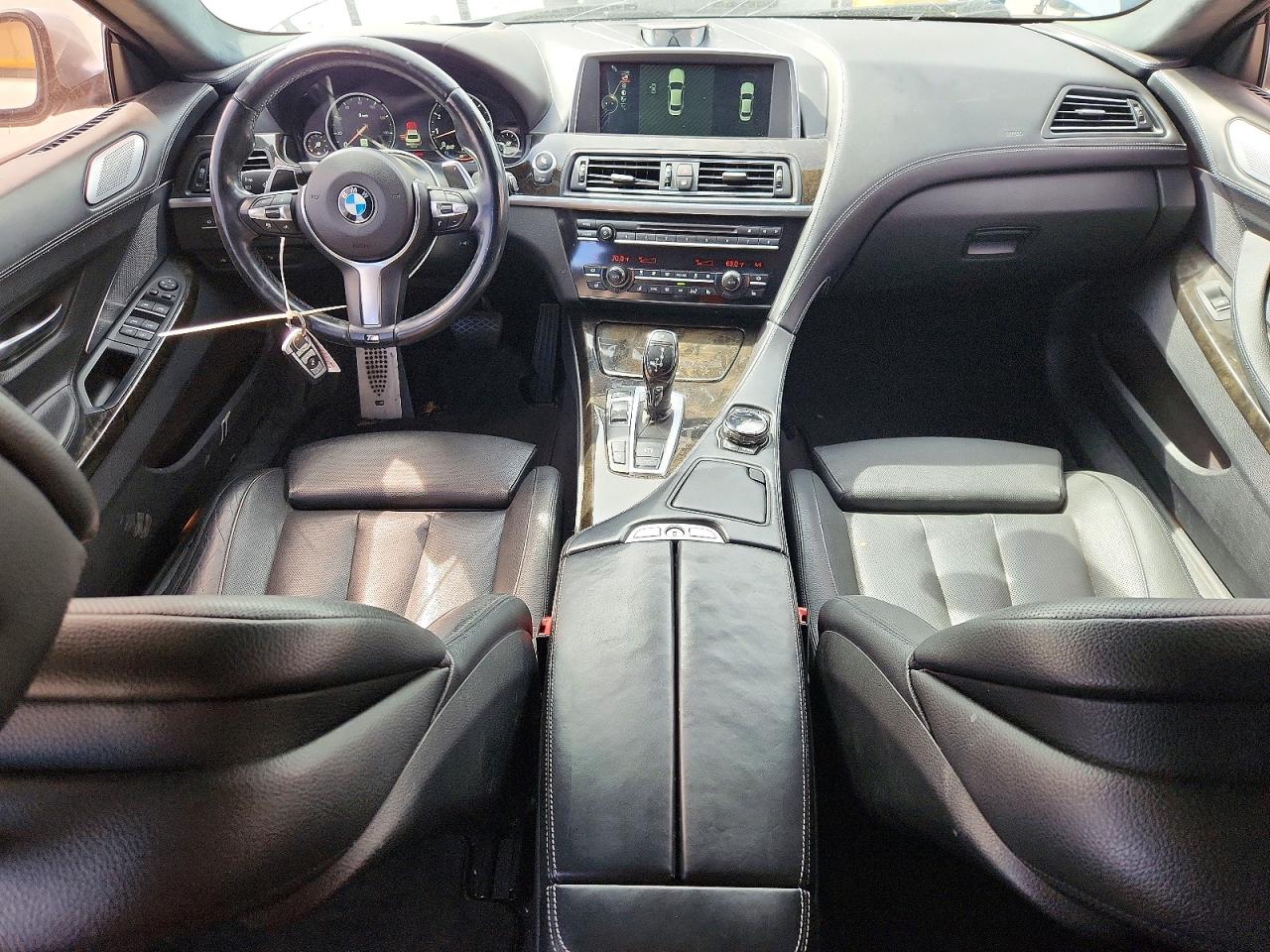 2015 Bmw 640 I Gran Coupe Silver vin: WBA6A0C50FD318262