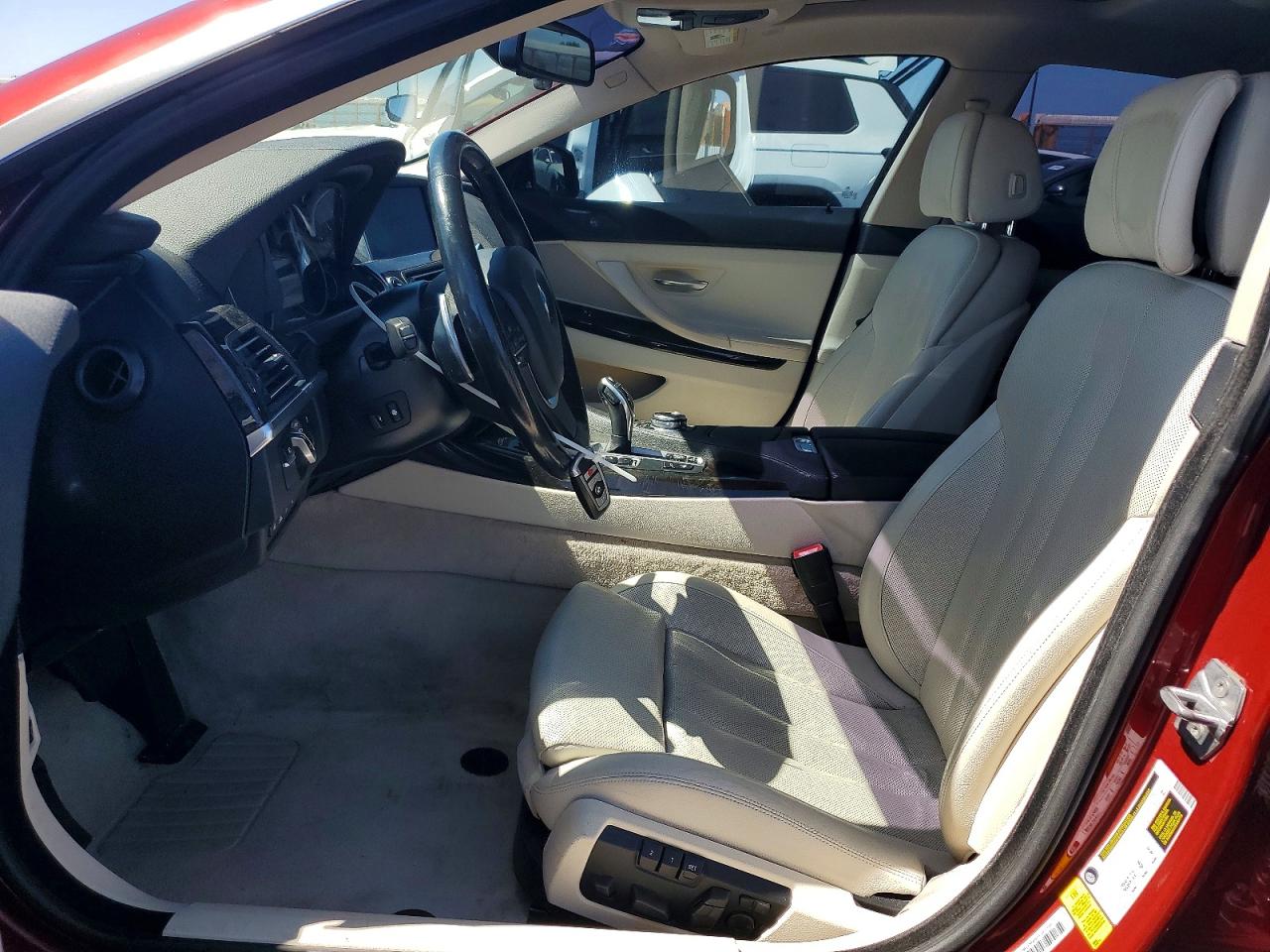 2015 Bmw 640 I Gran Coupe Red vin: WBA6A0C50FGB53783