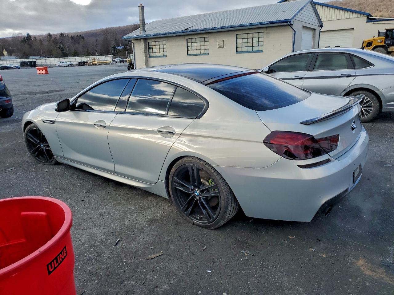 2014 Bmw 640 I Gran Coupe Silver vin: WBA6A0C51ED317202
