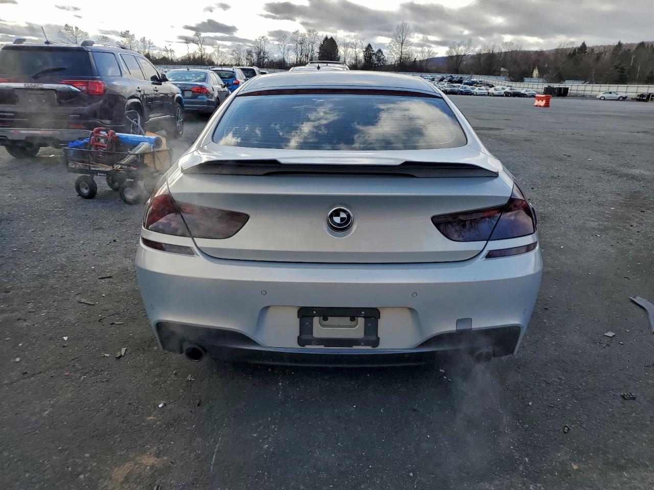 2014 Bmw 640 I Gran Coupe Silver vin: WBA6A0C51ED317202