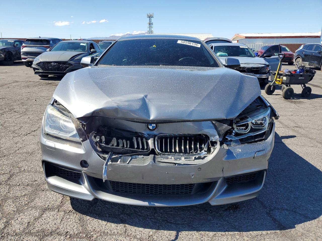 2014 Bmw 640 I Gran Coupe Gray vin: WBA6A0C51ED317619