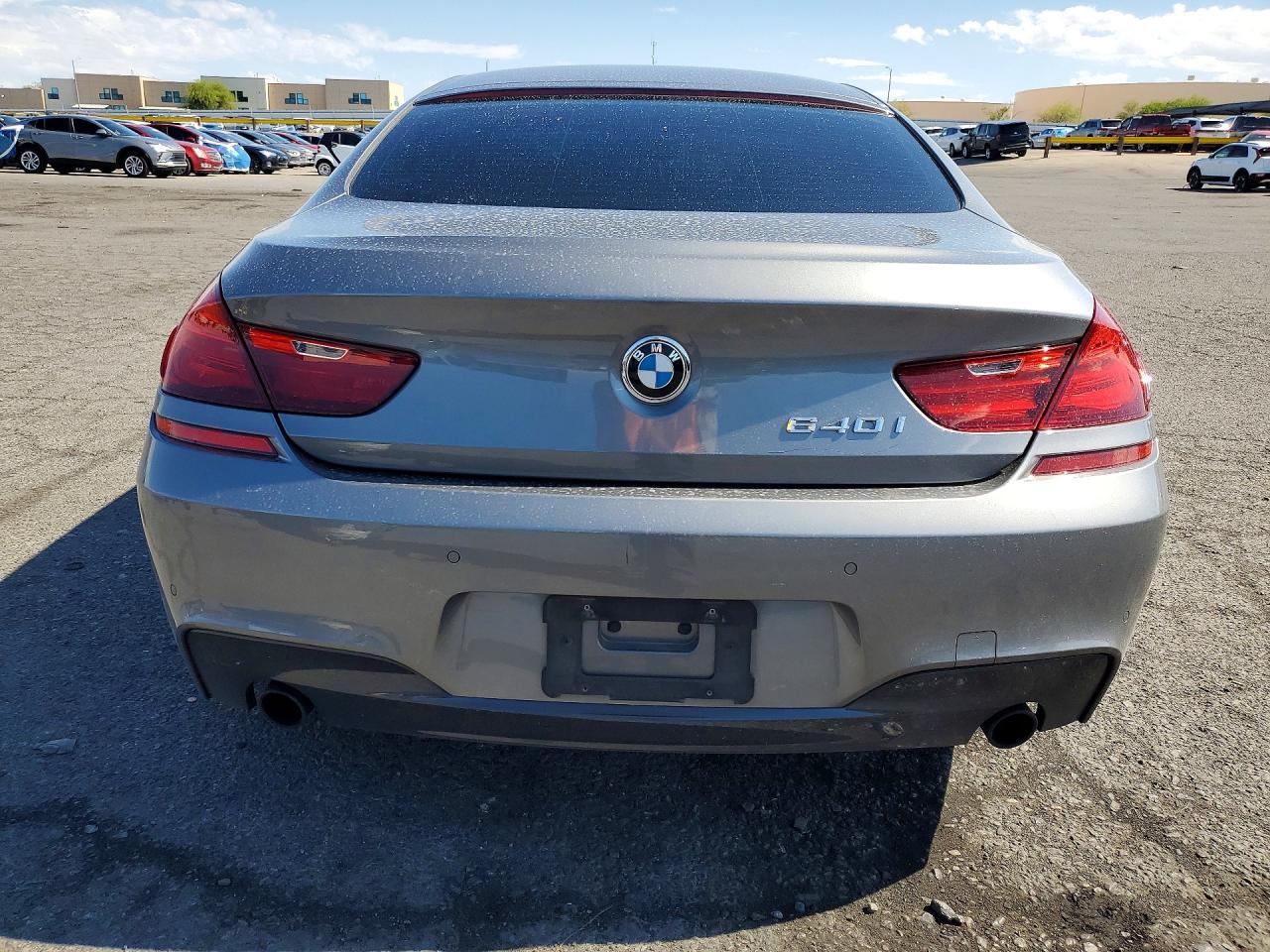 2014 Bmw 640 I Gran Coupe Gray vin: WBA6A0C51ED317619