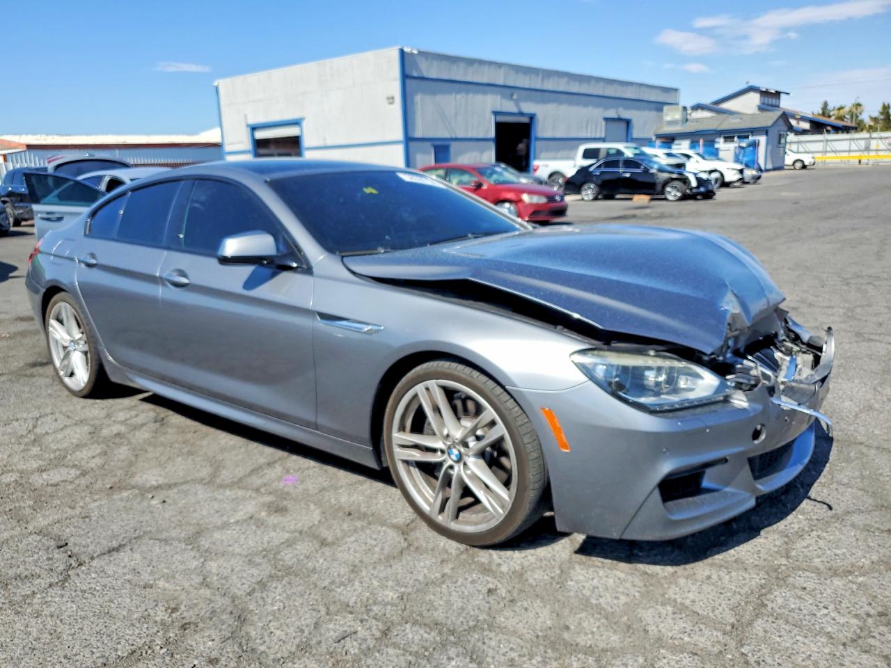 2014 Bmw 640 I Gran Coupe Gray vin: WBA6A0C51ED317619