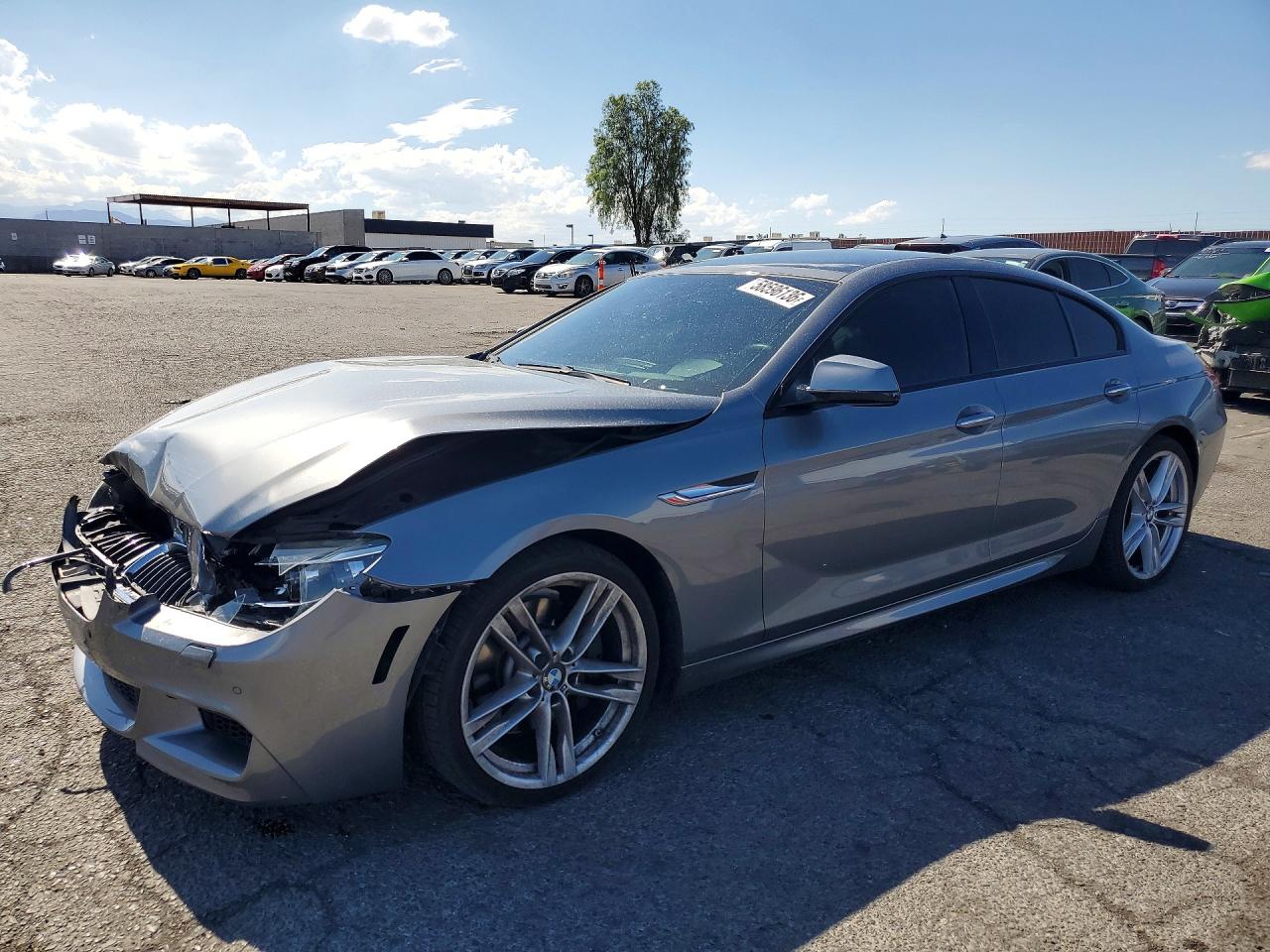 2014 Bmw 640 I Gran Coupe Gray vin: WBA6A0C51ED317619