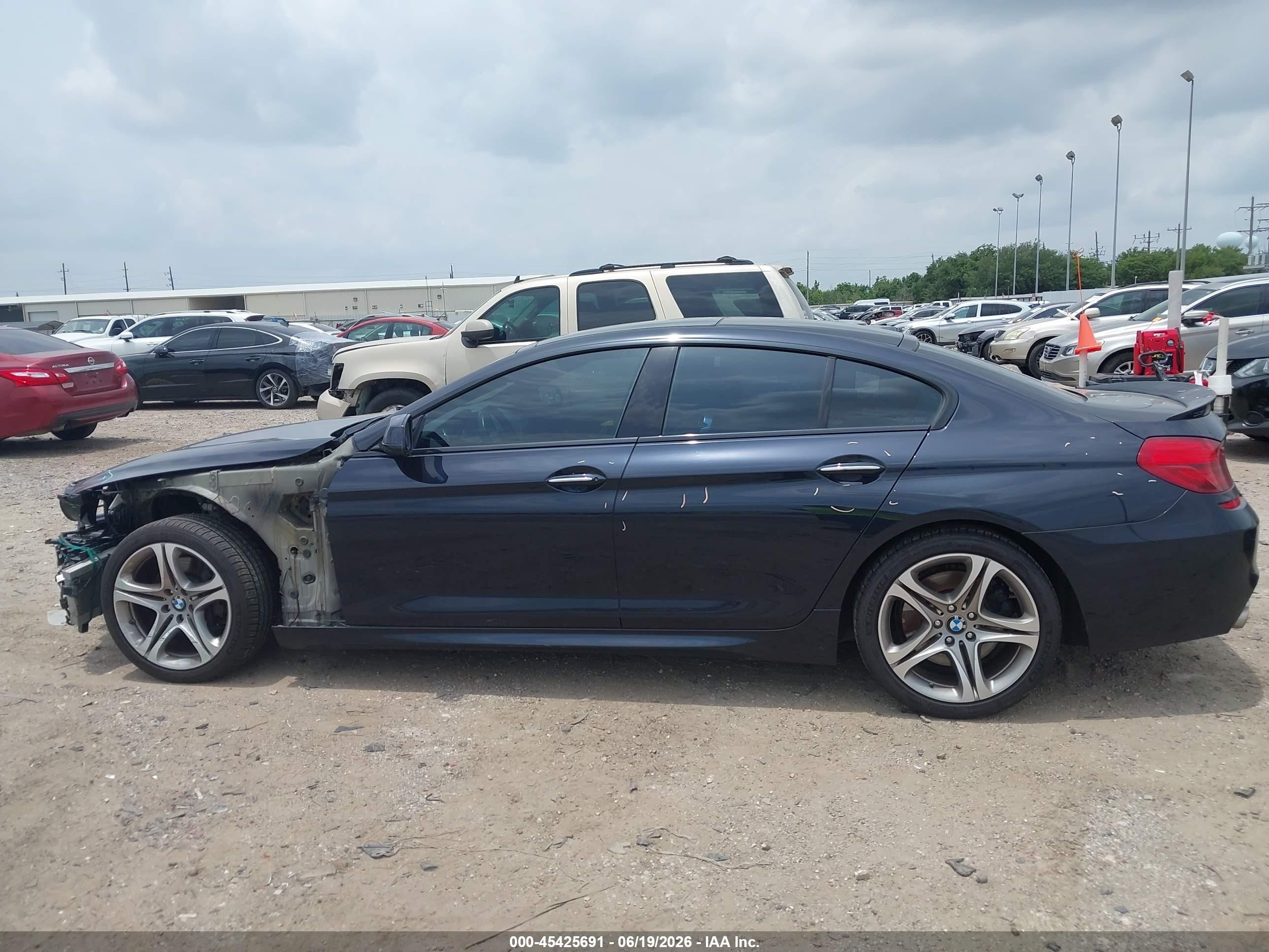 2015 Bmw 640i Gran Coupe   Black vin: WBA6A0C51FD318268