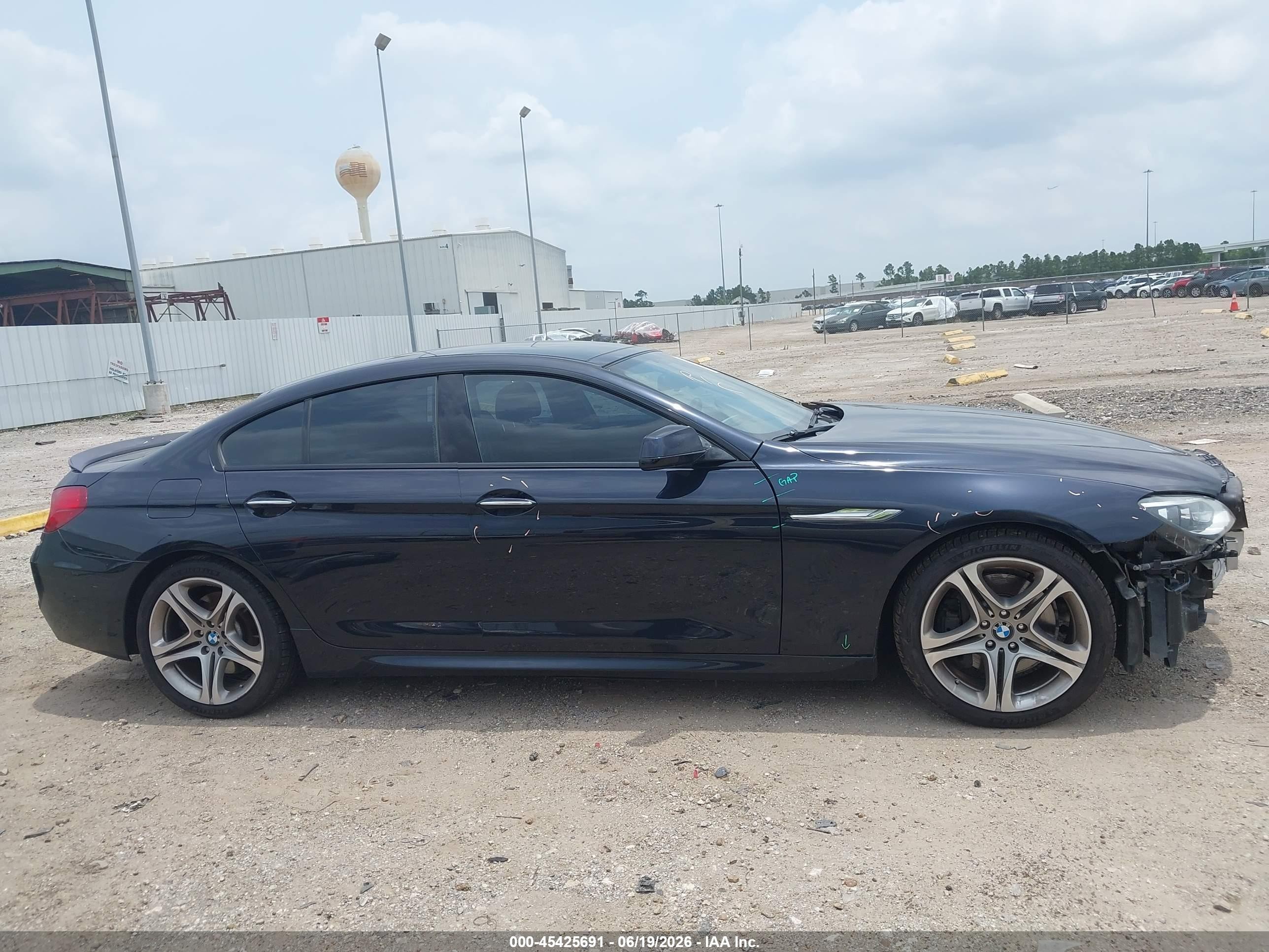2015 Bmw 640i Gran Coupe   Black vin: WBA6A0C51FD318268