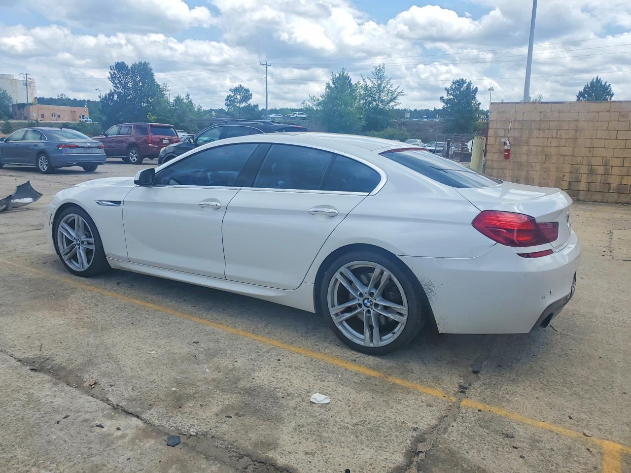 2013 Bmw 640 I White vin: WBA6A0C52DDF14395
