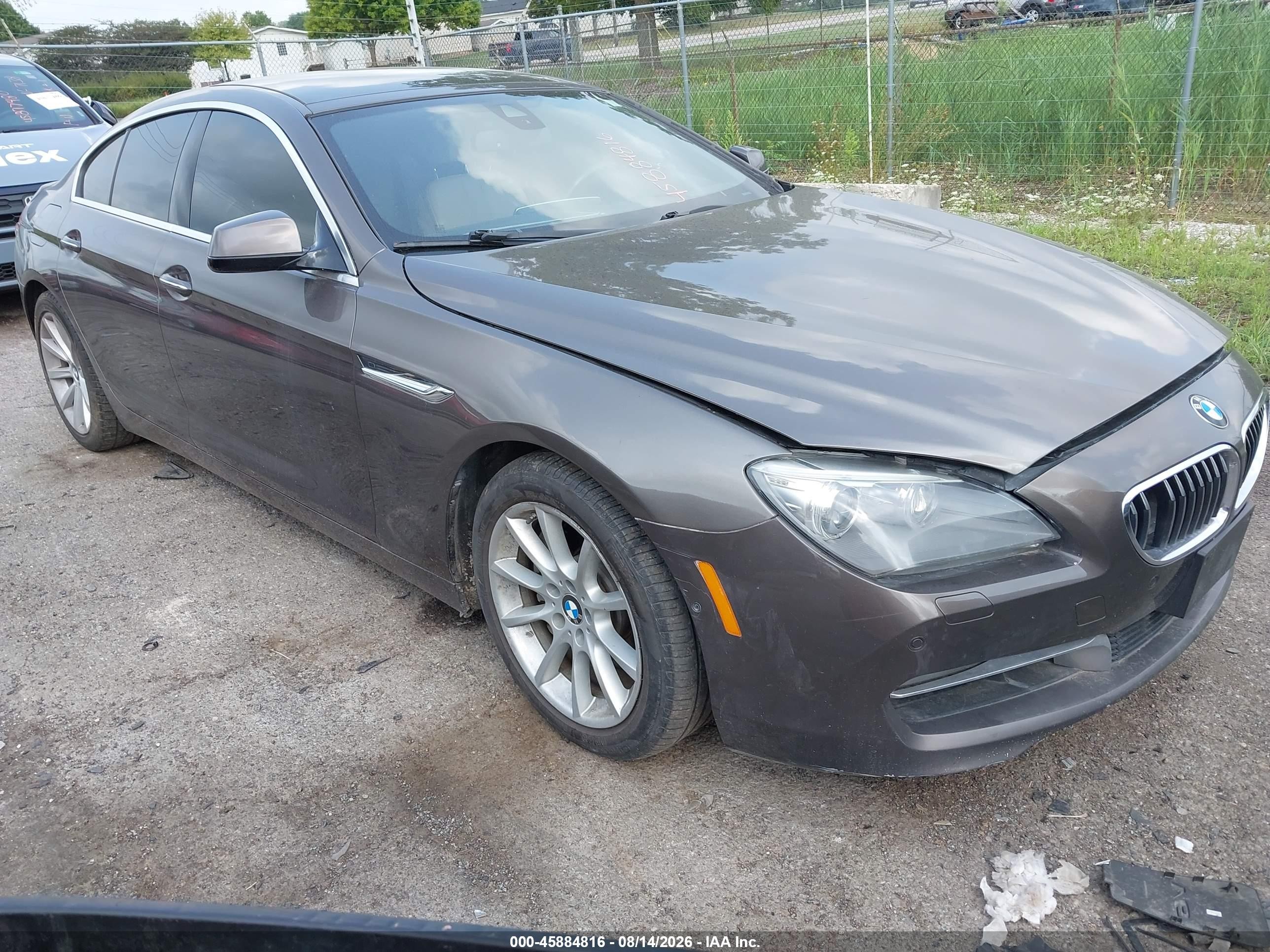 2013 Bmw 640i Gran Coupe   Champagne vin: WBA6A0C52DDZ04071